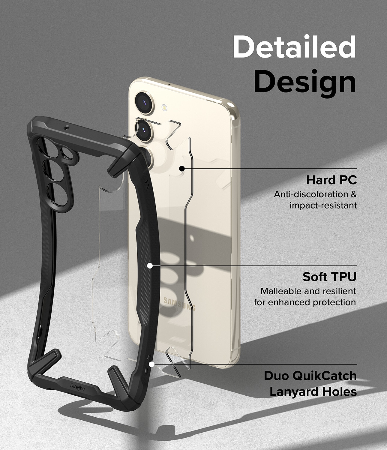 Cover Fusion X Samsung Galaxy S23 Nero