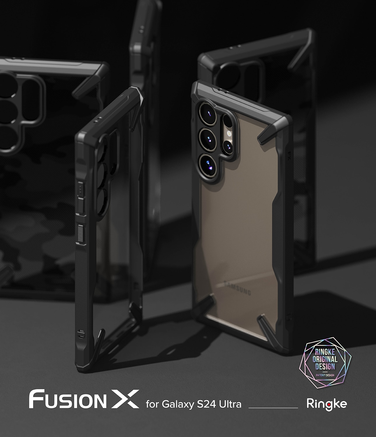 Cover Fusion X Samsung Galaxy S24 Ultra nero
