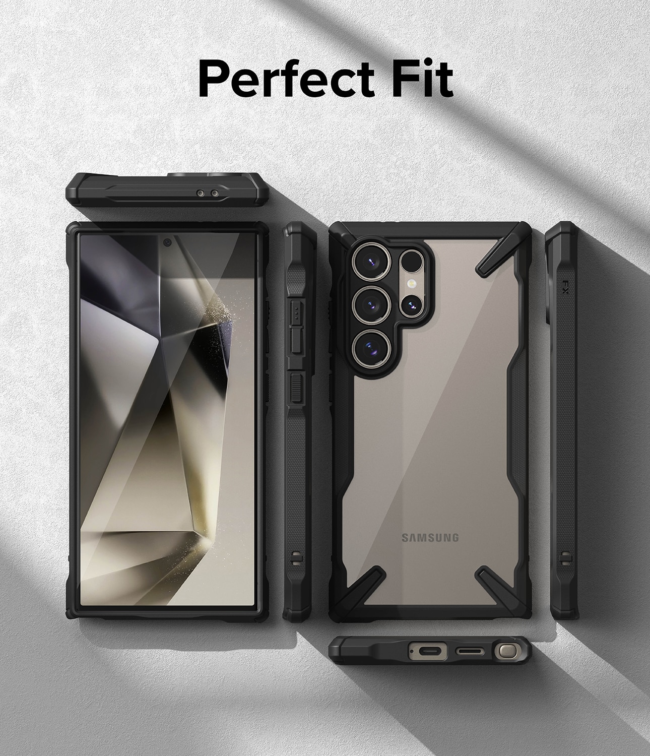 Cover Fusion X Samsung Galaxy S24 Ultra nero