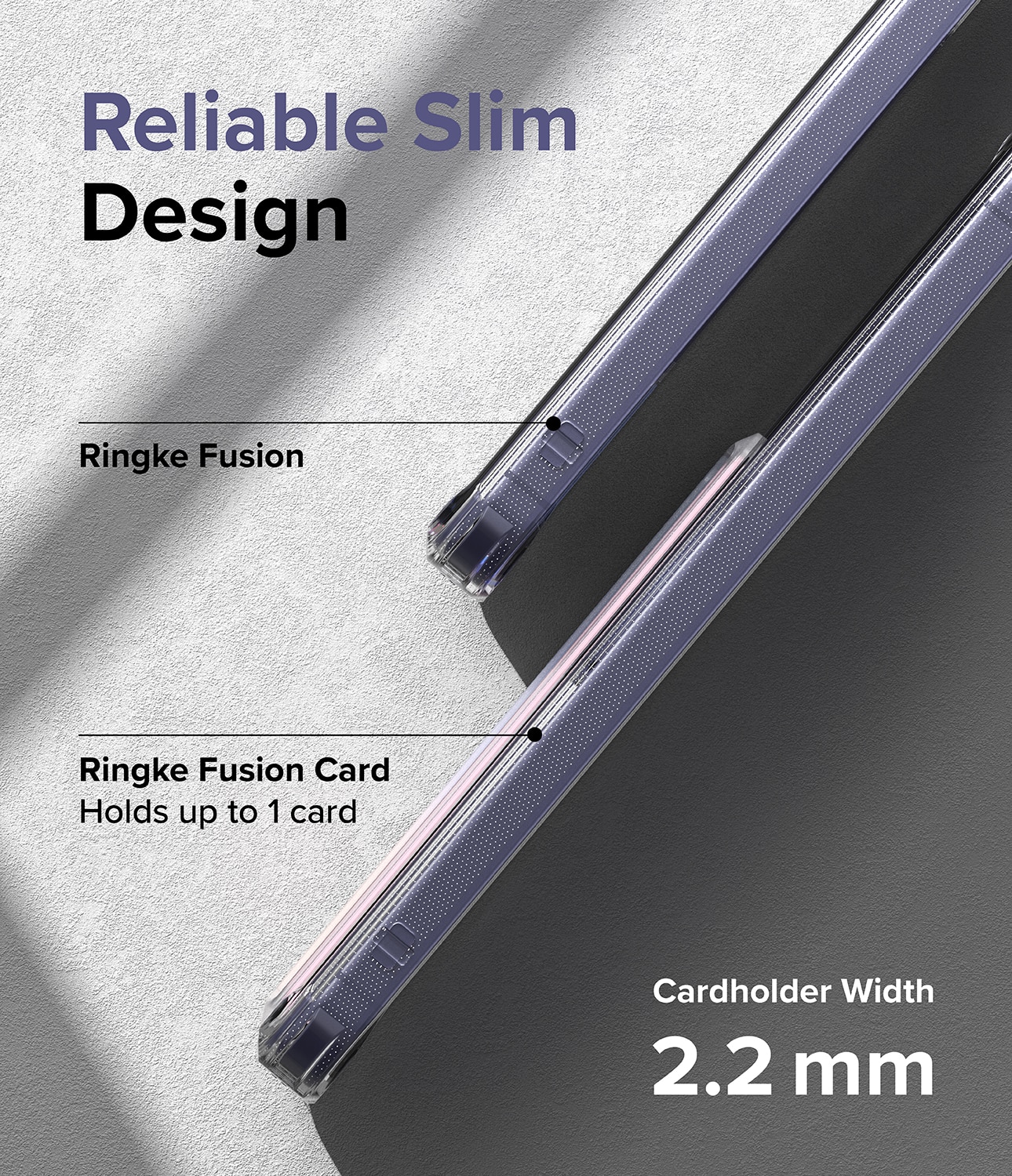 Cover Fusion Card Samsung Galaxy S24 trasparente