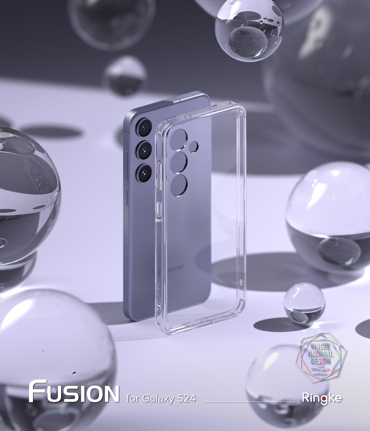 Cover Fusion Samsung Galaxy S24 Clear