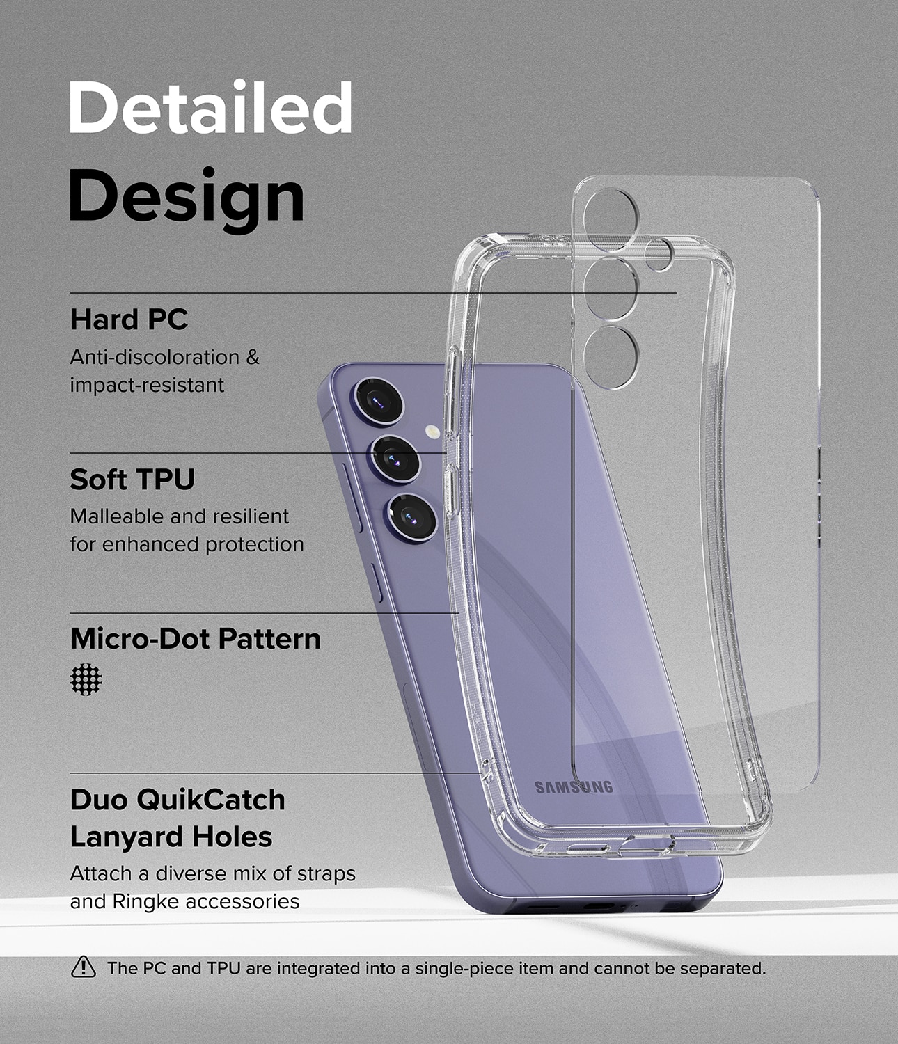 Cover Fusion Samsung Galaxy S24 Clear