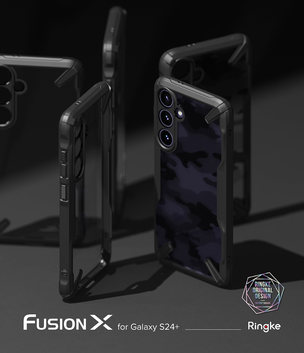 Cover Fusion X Samsung Galaxy S24 Plus nero