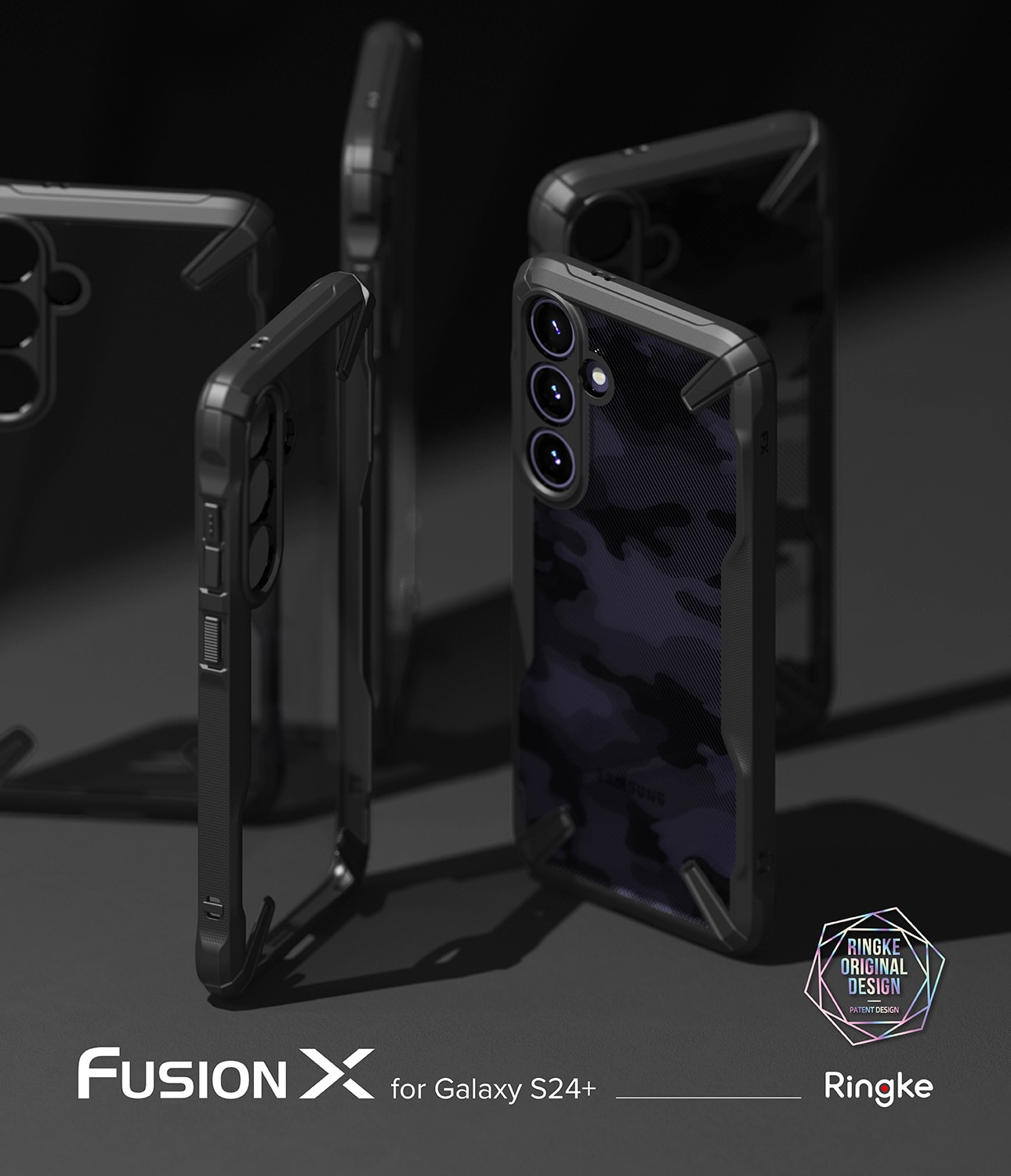 Cover Fusion X Samsung Galaxy S24 nero