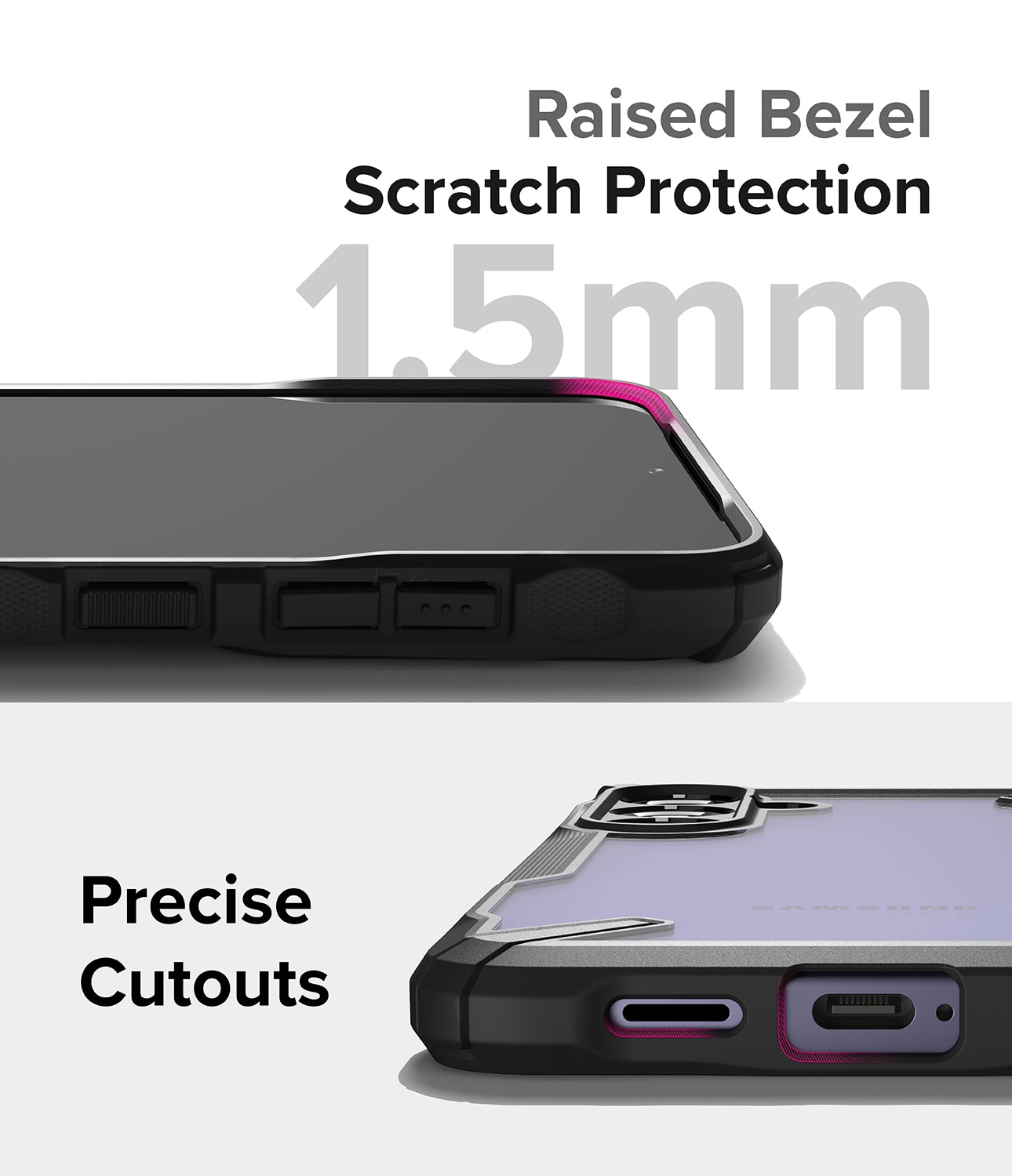 Cover Fusion X Samsung Galaxy S24 Plus nero