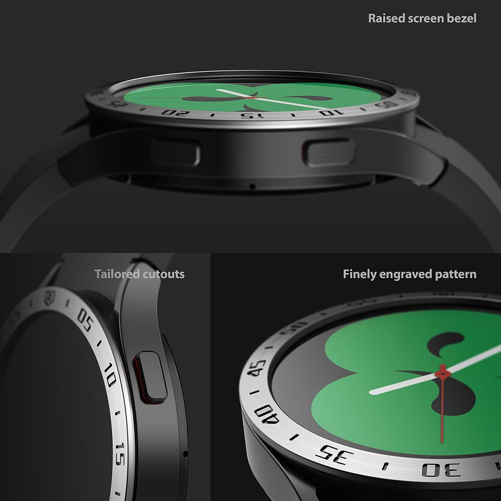 Bezel Styling Samsung Galaxy Watch 4 44mm D'argento