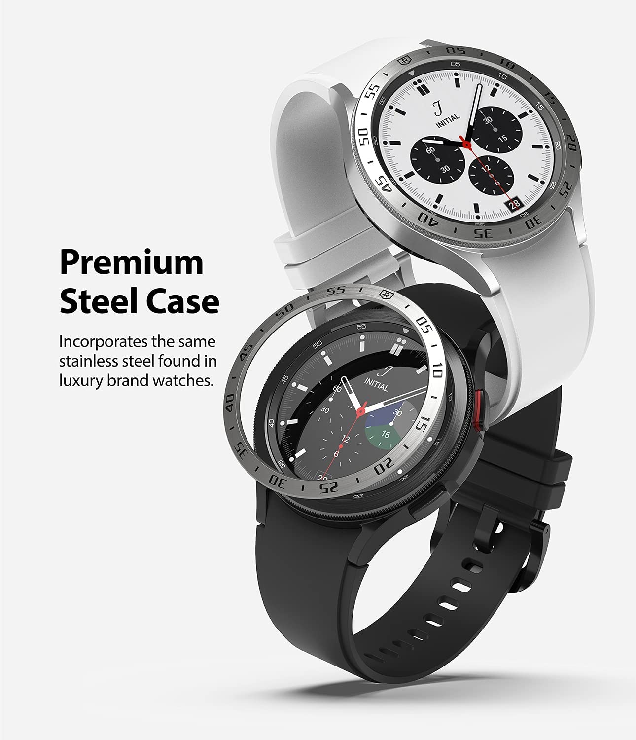 Bezel Styling Samsung Galaxy Watch 4 Classic 42mm D'argento