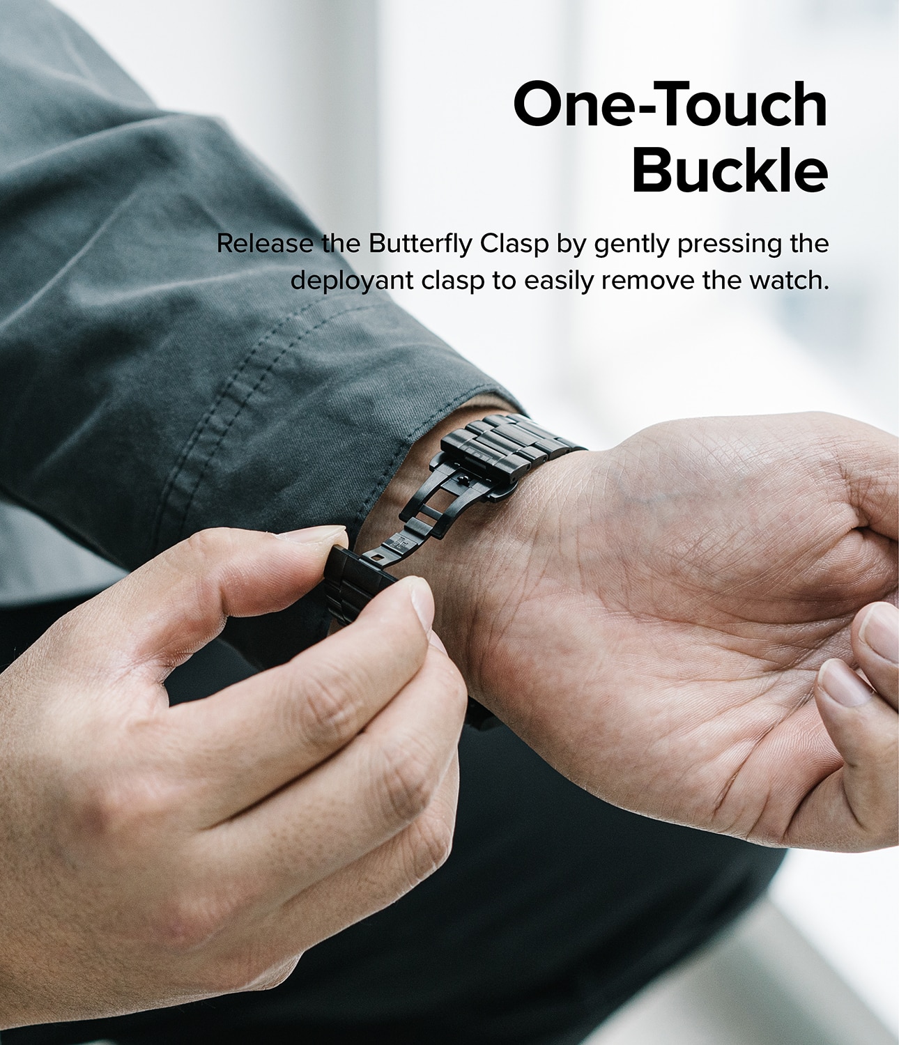 Metal One Cinturino Samsung Galaxy Watch 6 40mm Nero
