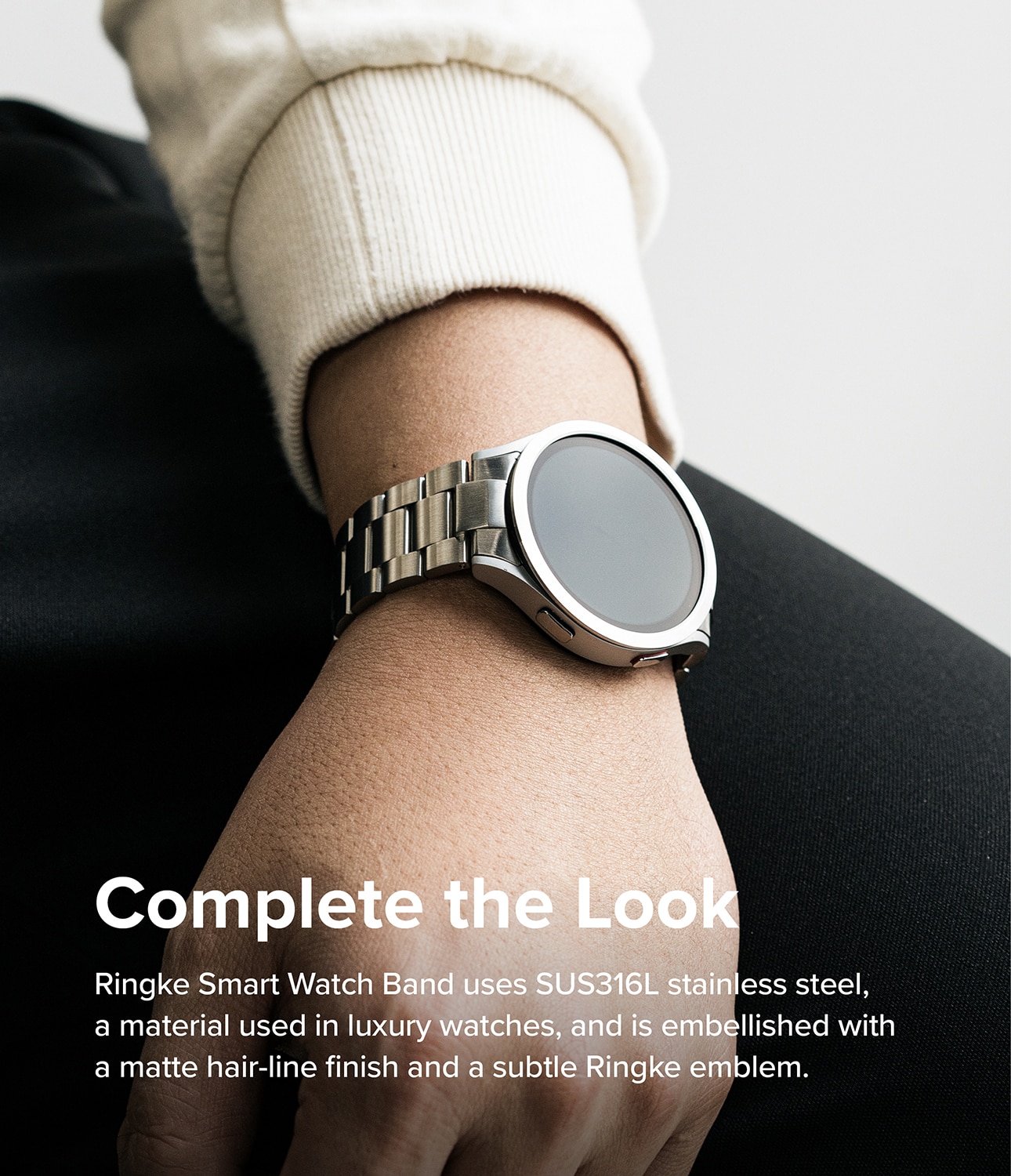 Metal One Cinturino Samsung Galaxy Watch 6 40mm D'argento