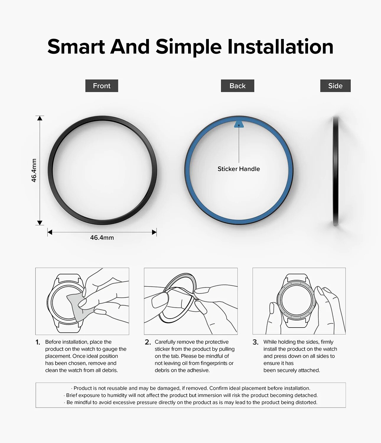 Bezel Styling Samsung Galaxy Watch 5 Pro 45mm Nero