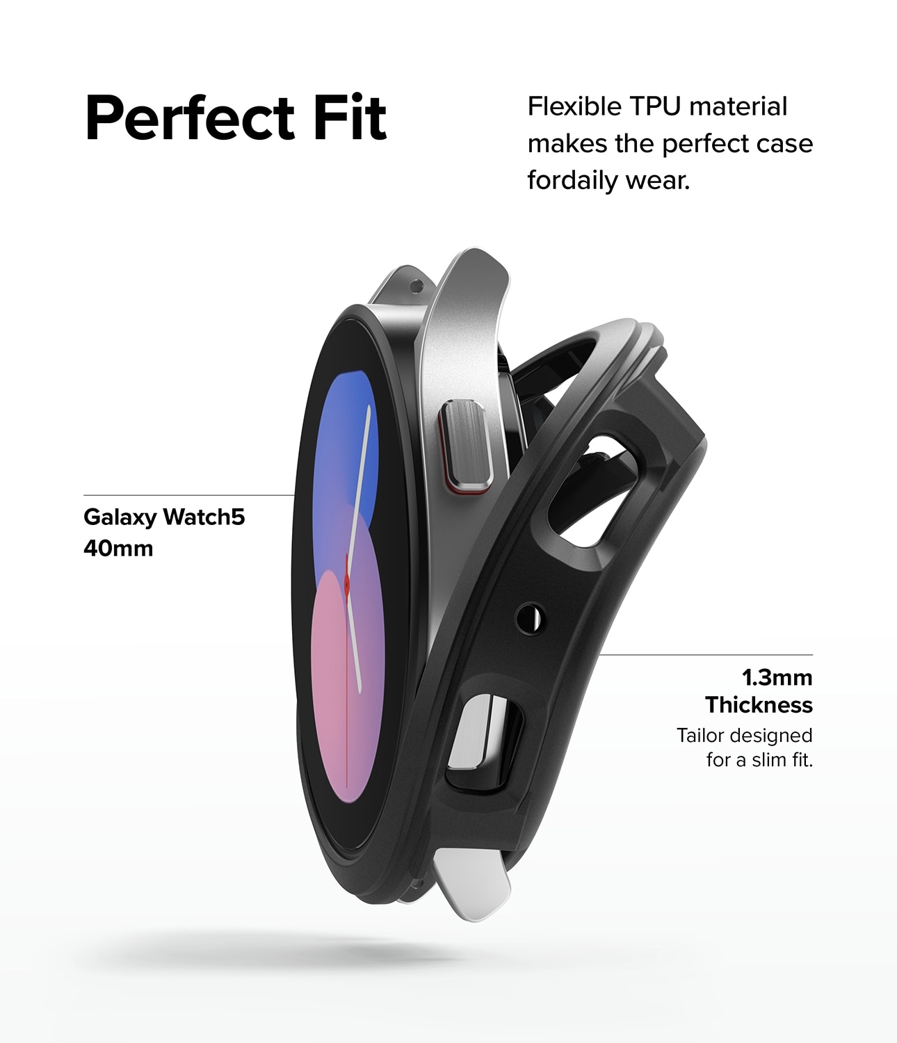 Cover Air Sports Samsung Galaxy Watch 5 40mm Nero