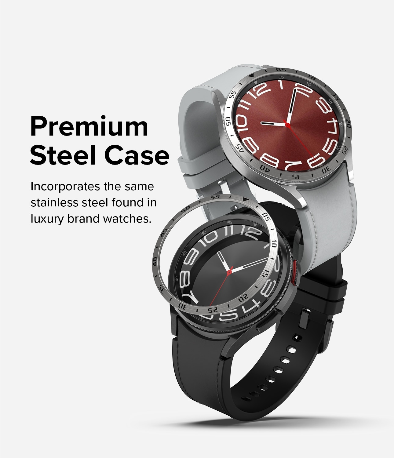 Bezel Styling Samsung Galaxy Watch 6 Classic 43mm argento