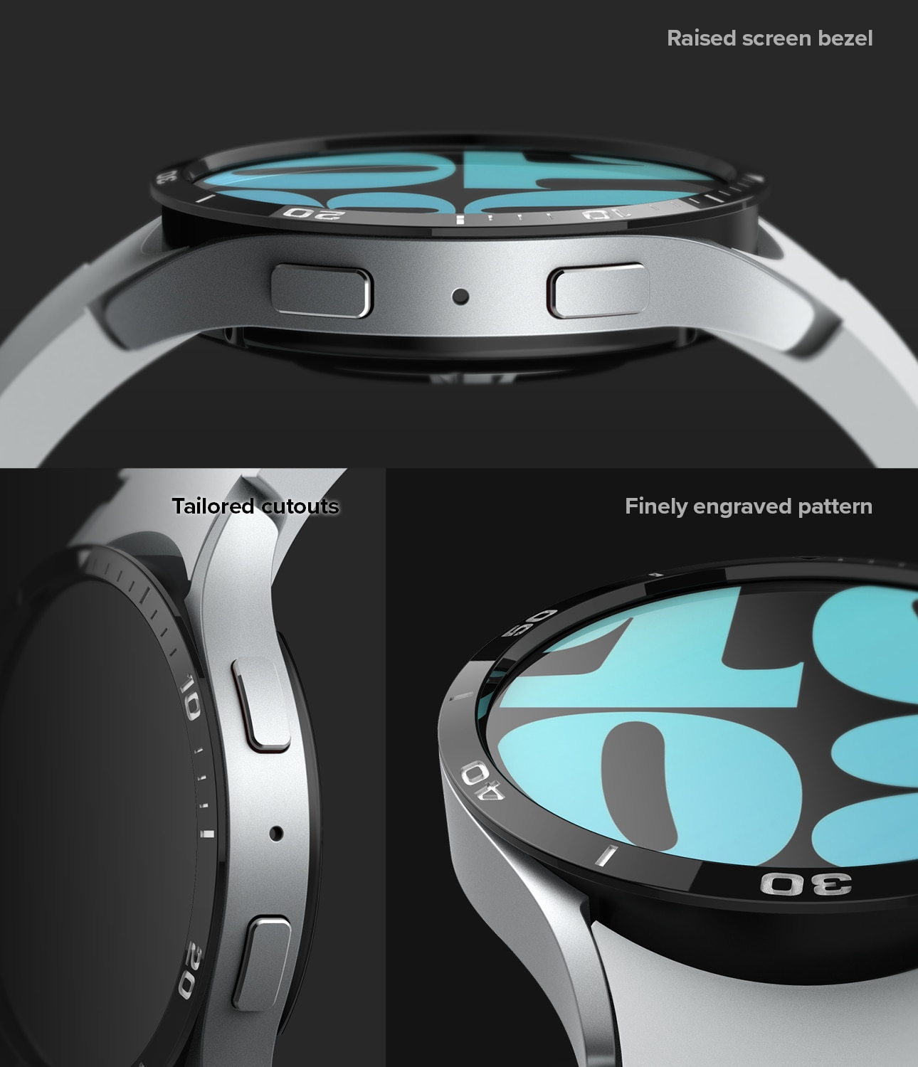 Bezel Styling Samsung Galaxy Watch 6 40mm nero