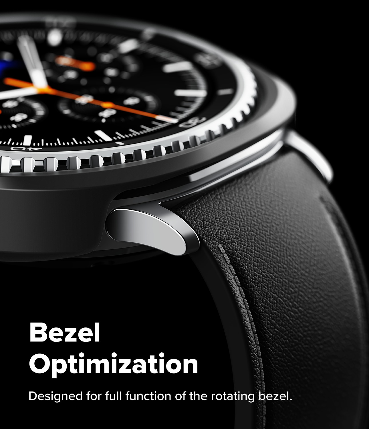 Cover Slim (2 pezzi) Samsung Galaxy Watch 8 Classic Matte Black & Clear
