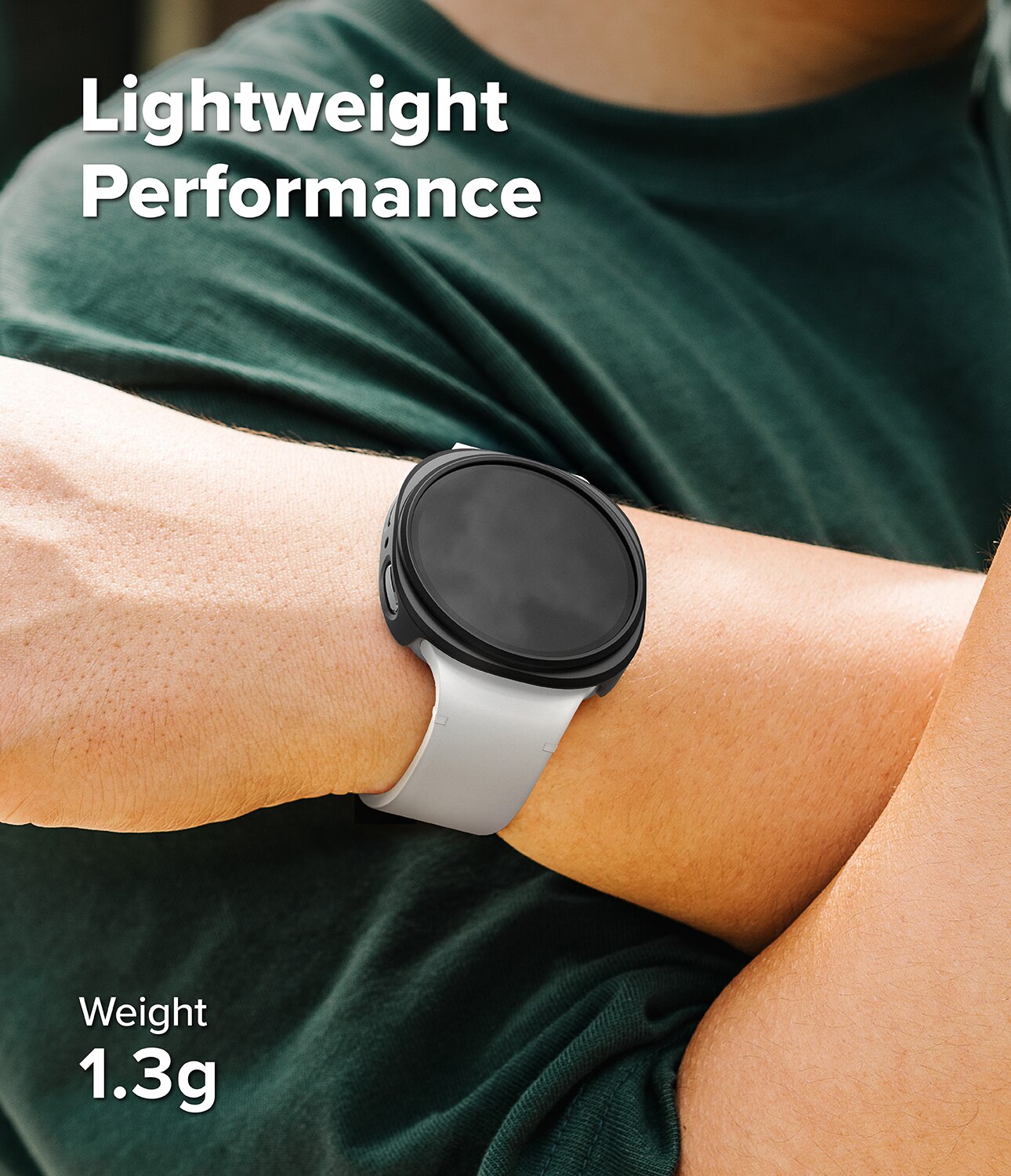 Cover Slim (2 pezzi) Samsung Galaxy Watch 8 44mm Matte Black & Clear