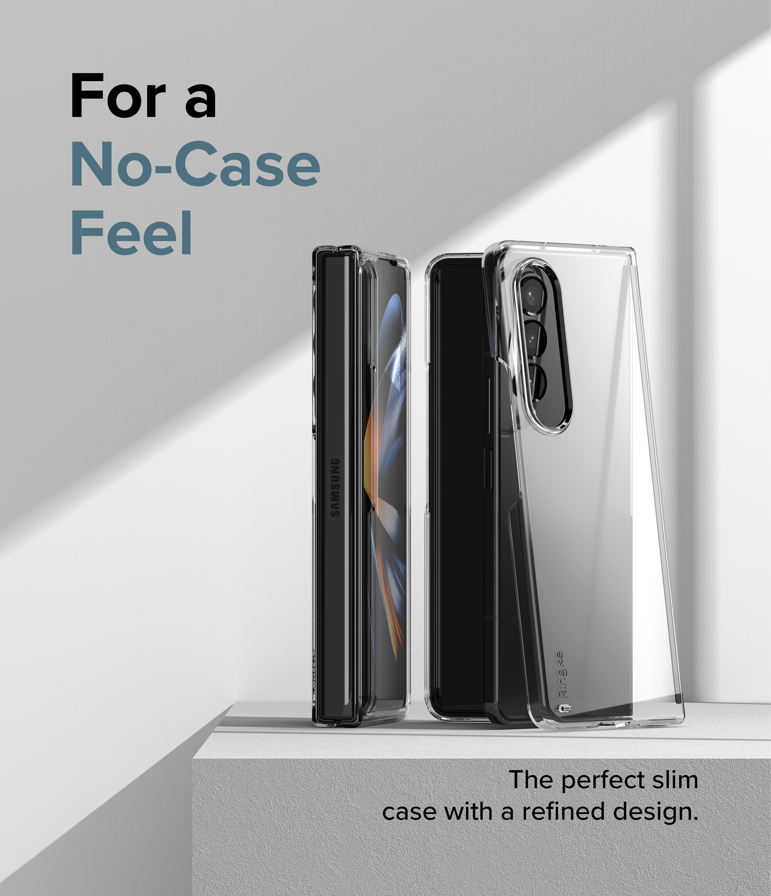 Cover Slim Samsung Galaxy Z Fold 4, Trasparente