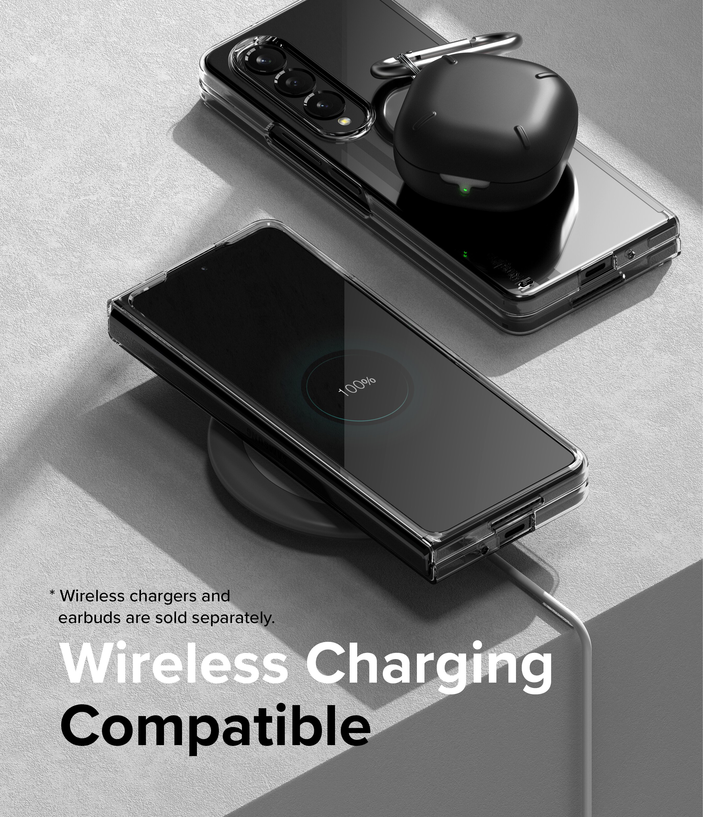 Cover Slim Samsung Galaxy Z Fold 4, Trasparente