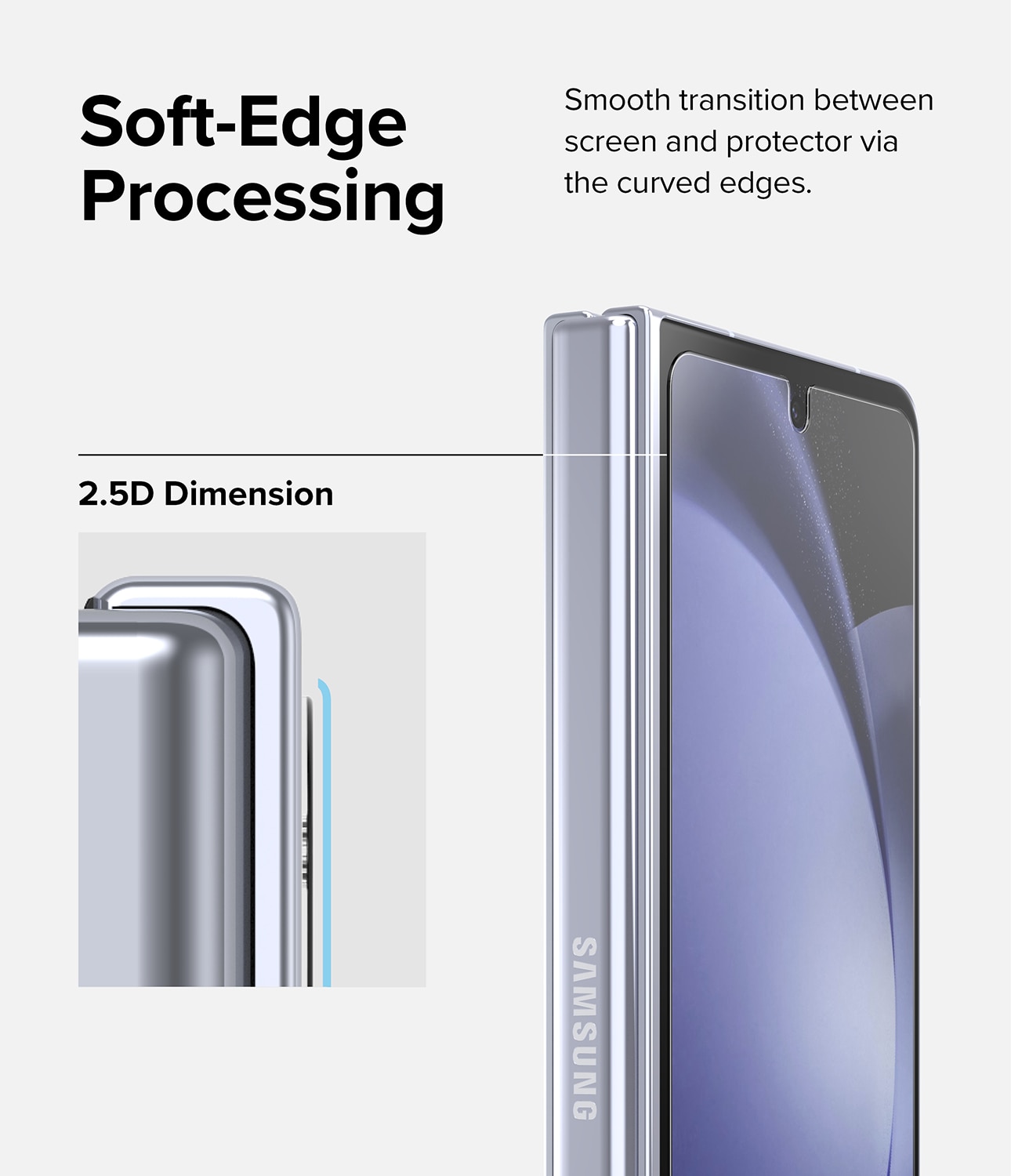 Cover Display Tempered Glass Samsung Galaxy Z Fold 5