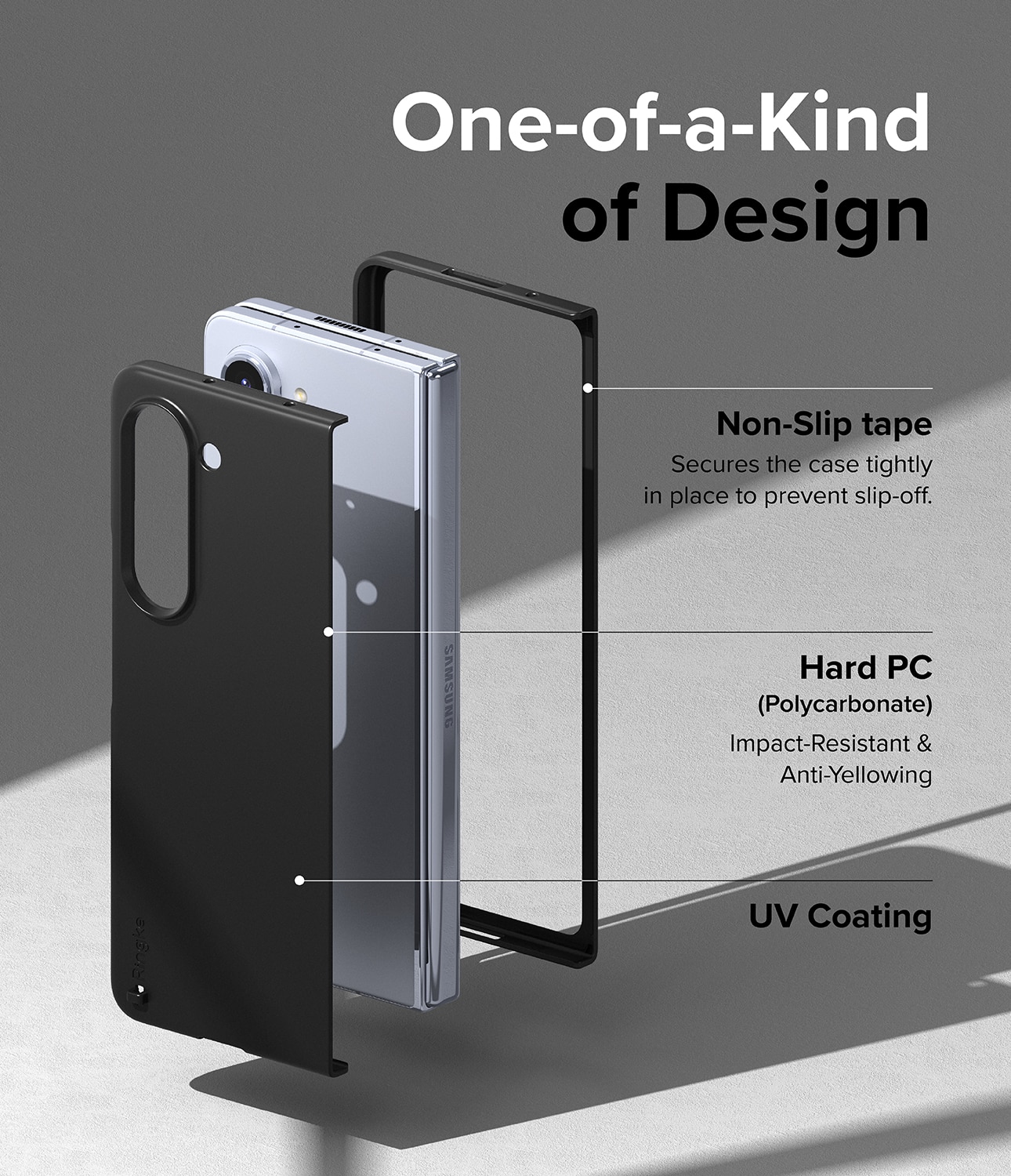 Cover Slim Samsung Galaxy Z Fold 5 Black