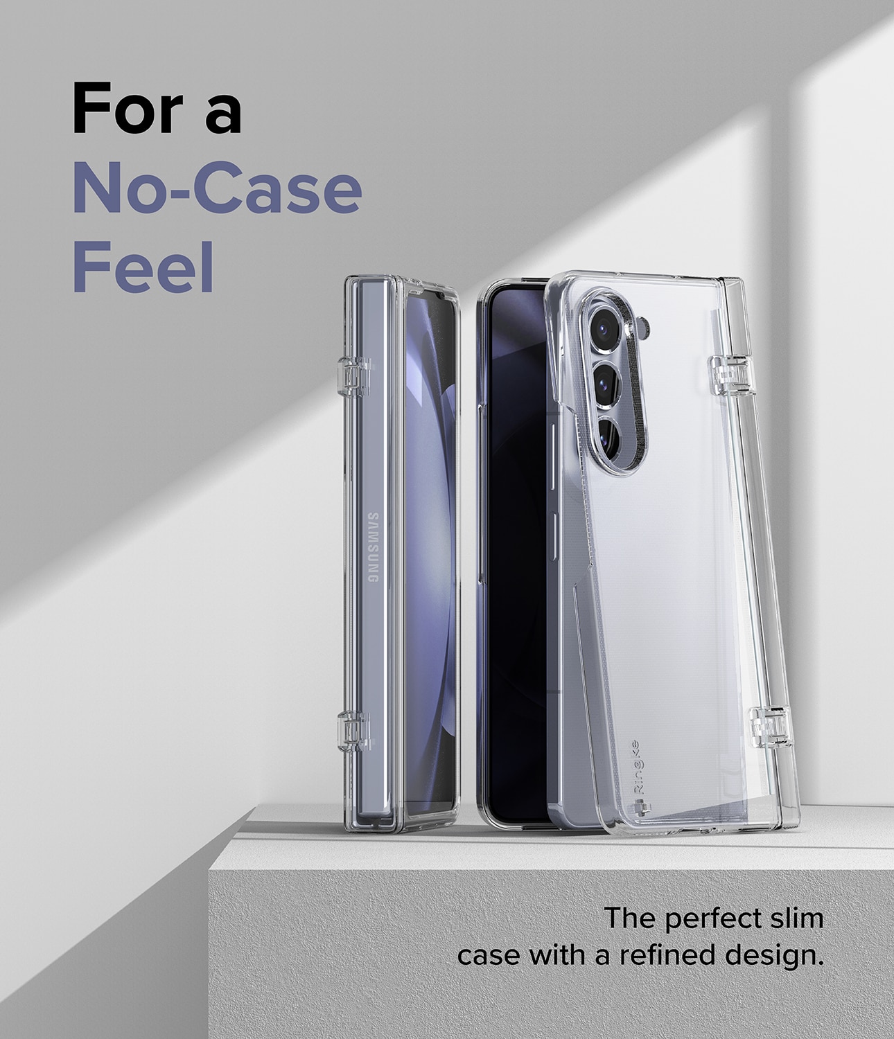 Cover Slim Hinge Samsung Galaxy Z Fold 5 Clear