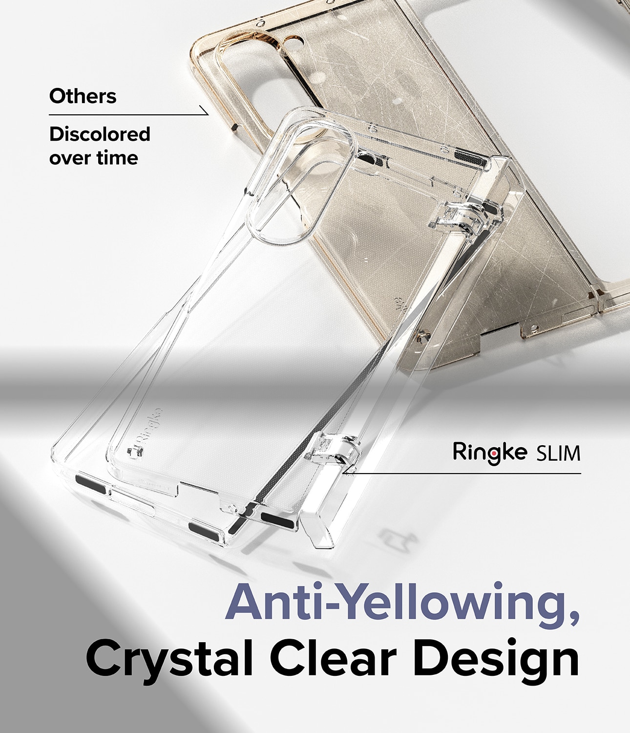 Cover Slim Hinge Samsung Galaxy Z Fold 5 Clear