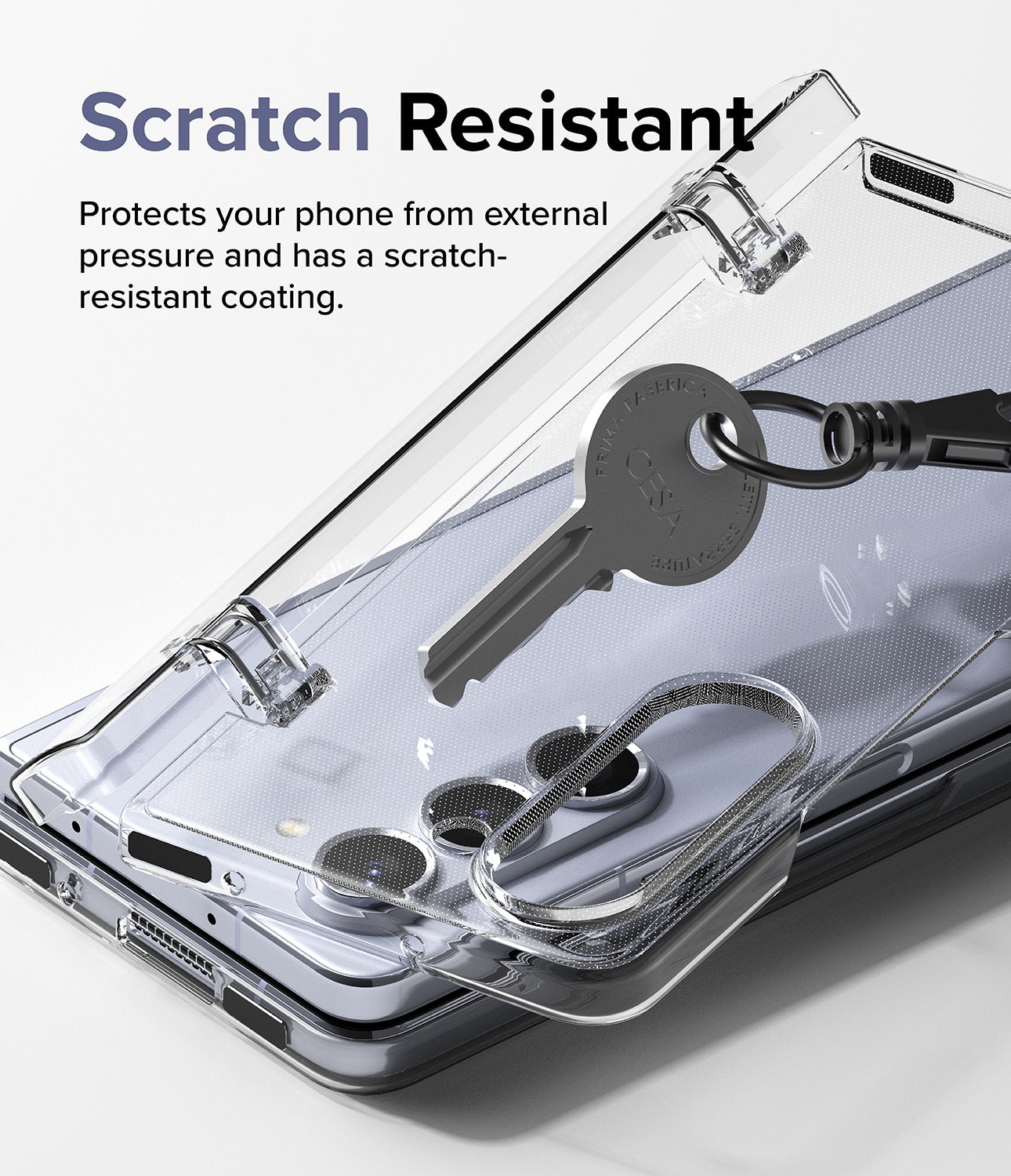 Cover Slim Hinge Samsung Galaxy Z Fold 5 Clear