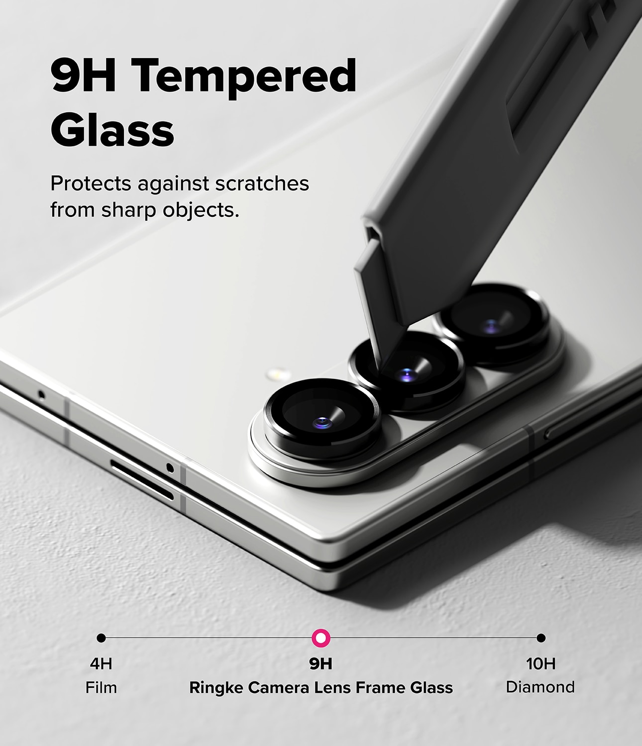 Camera Lens Frame Glass (2 pezzi) Samsung Galaxy Z Fold 7 Black