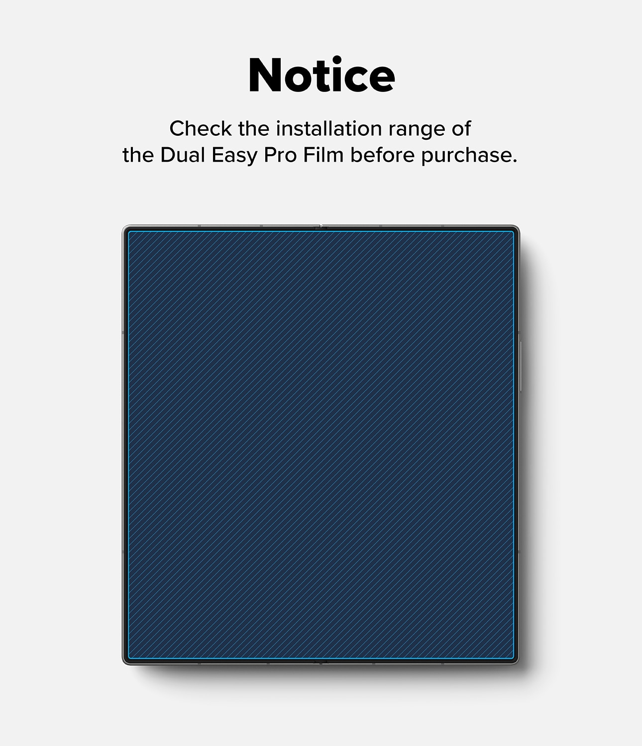Dual Easy Pro Screen Protector (2 pezzi) Samsung Galaxy Z Fold 7