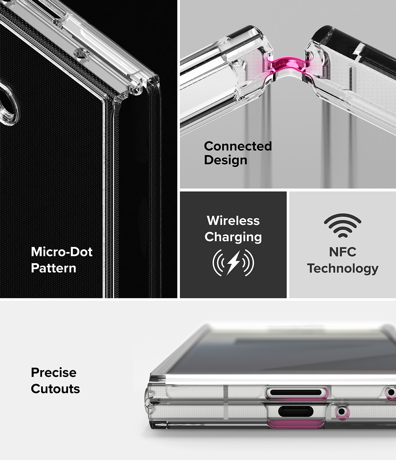 Cover Fusion Samsung Galaxy Z Fold 7 Clear