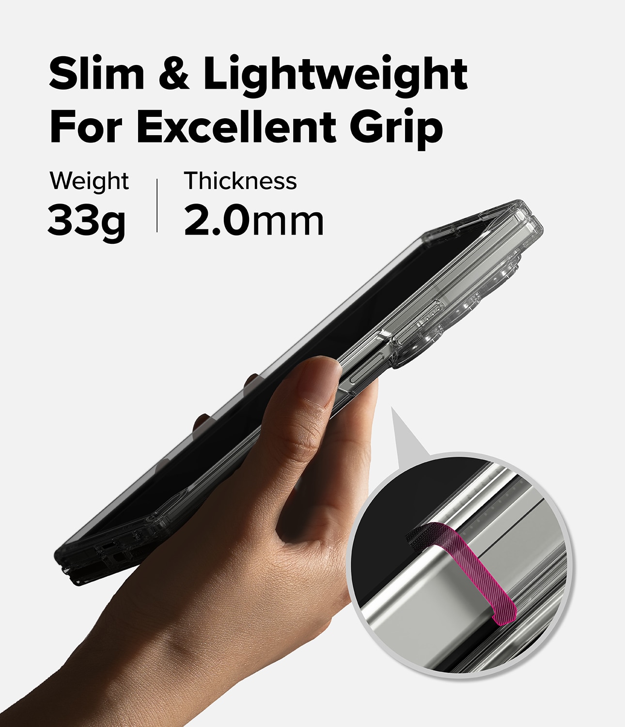 Cover Fusion Samsung Galaxy Z Fold 7 Clear