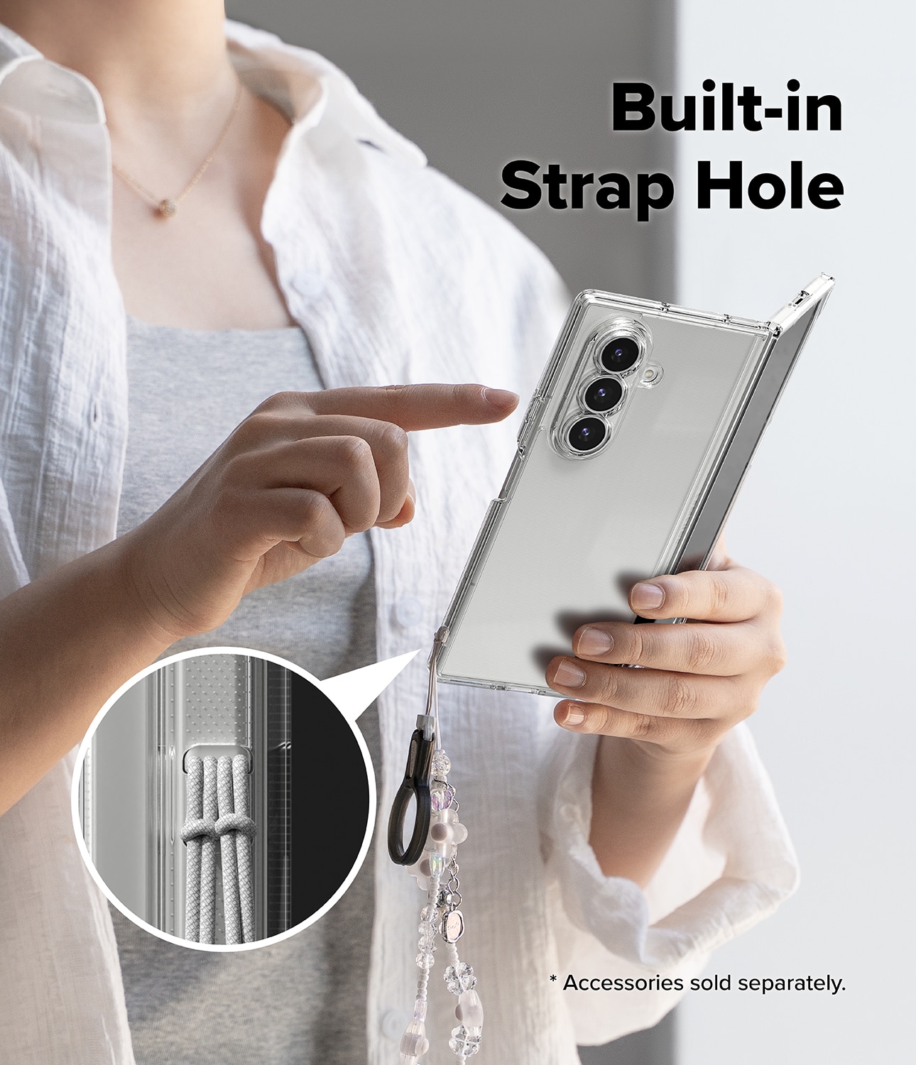 Cover Fusion Samsung Galaxy Z Fold 7 Clear
