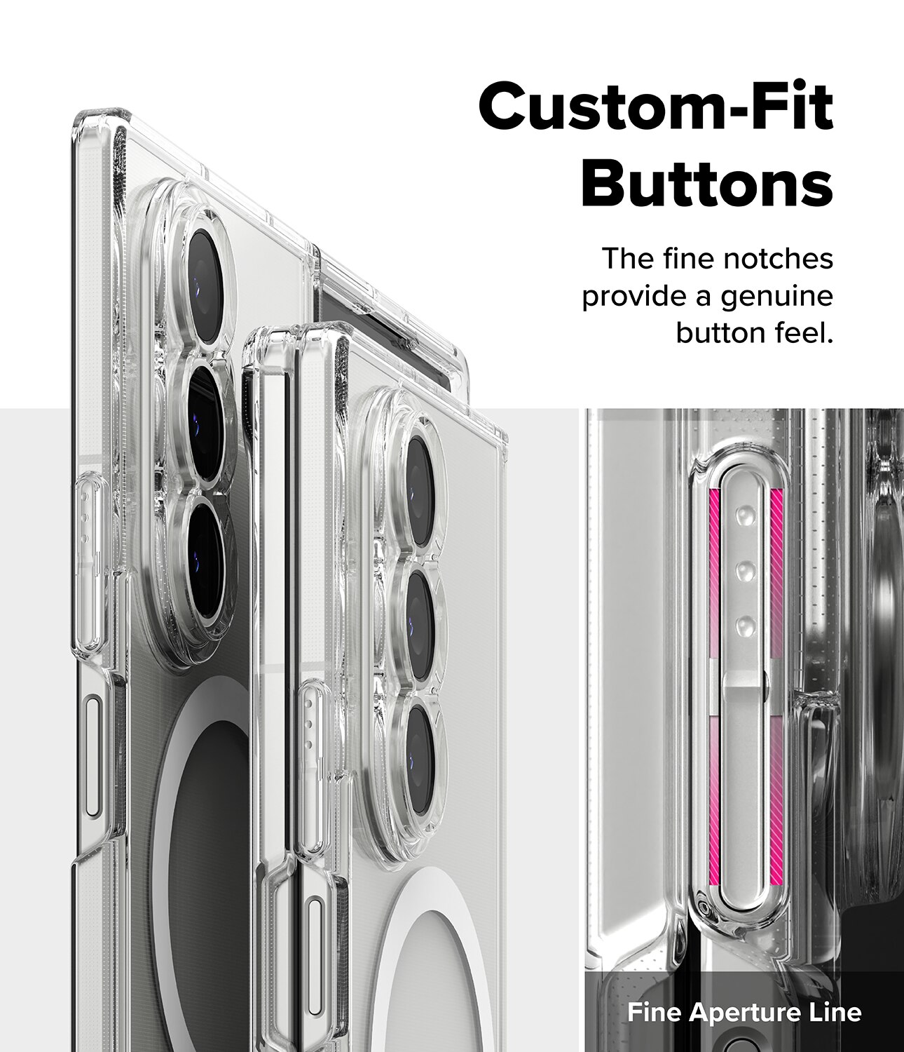 Cover Fusion Magnetic Samsung Galaxy Z Fold 7 Trasparente