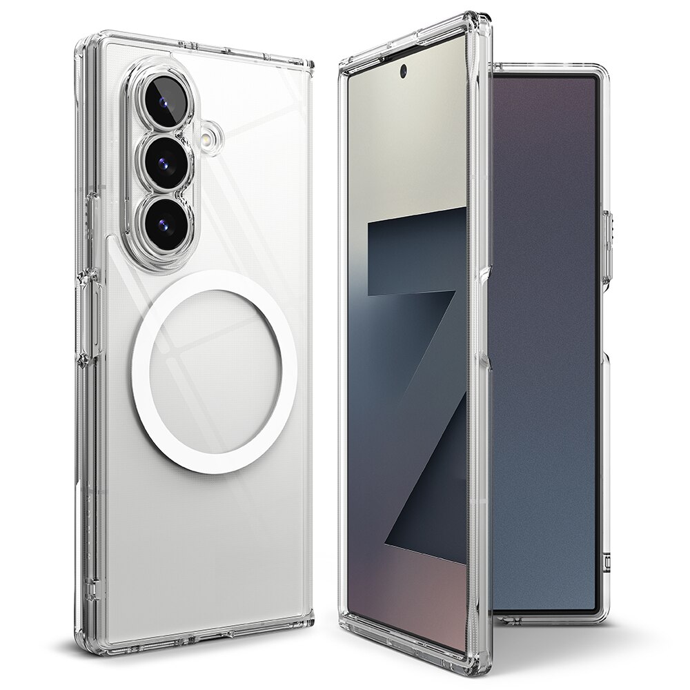 Cover Fusion Magnetic Samsung Galaxy Z Fold 7 Trasparente