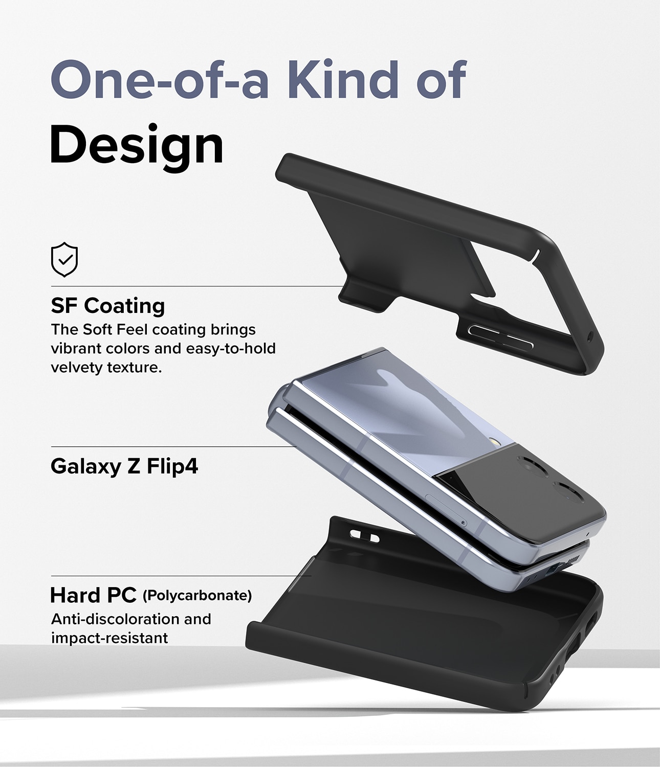 Cover Slim Samsung Galaxy Z Flip 4 Black