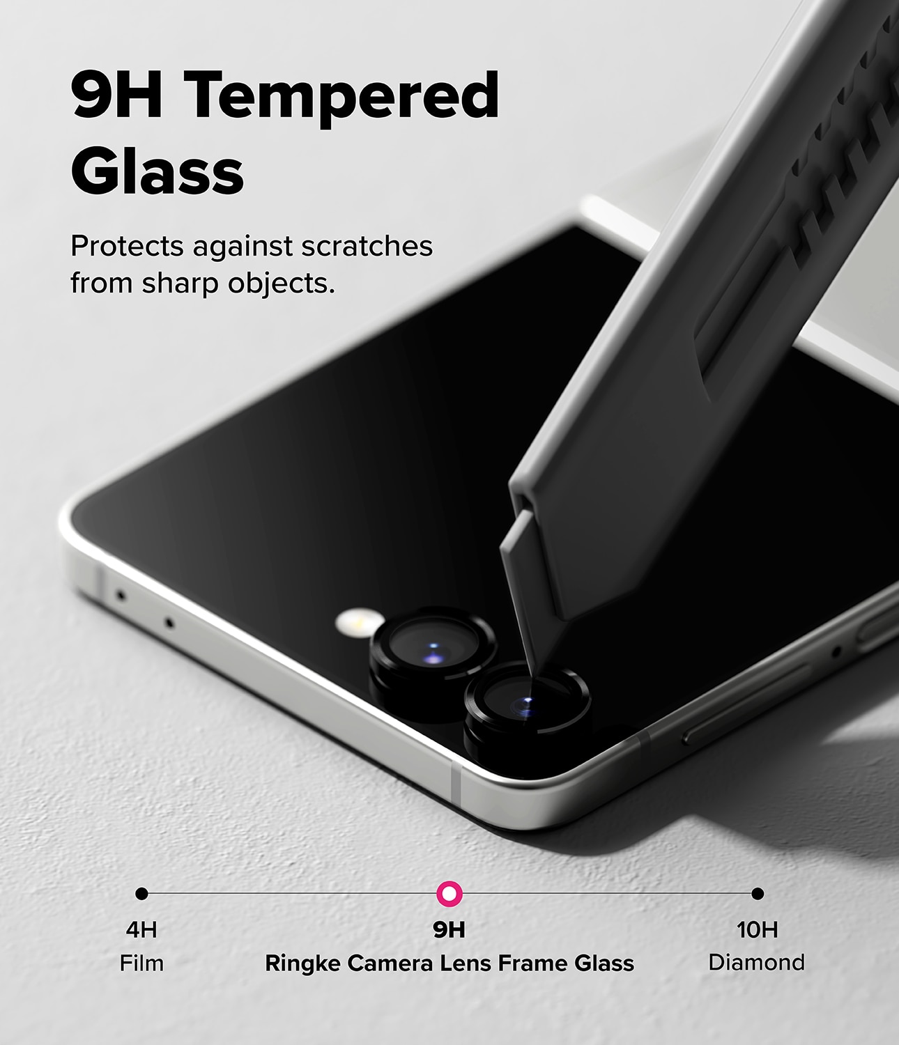 Camera Lens Frame Glass (2 pezzi) Samsung Galaxy Z Flip 7 Black
