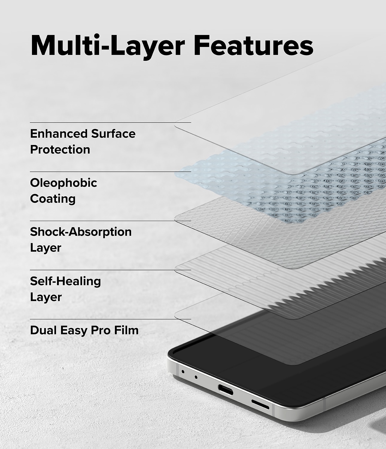 Dual Easy Pro Screen Protector (2 pezzi) Samsung Galaxy Z Flip 7