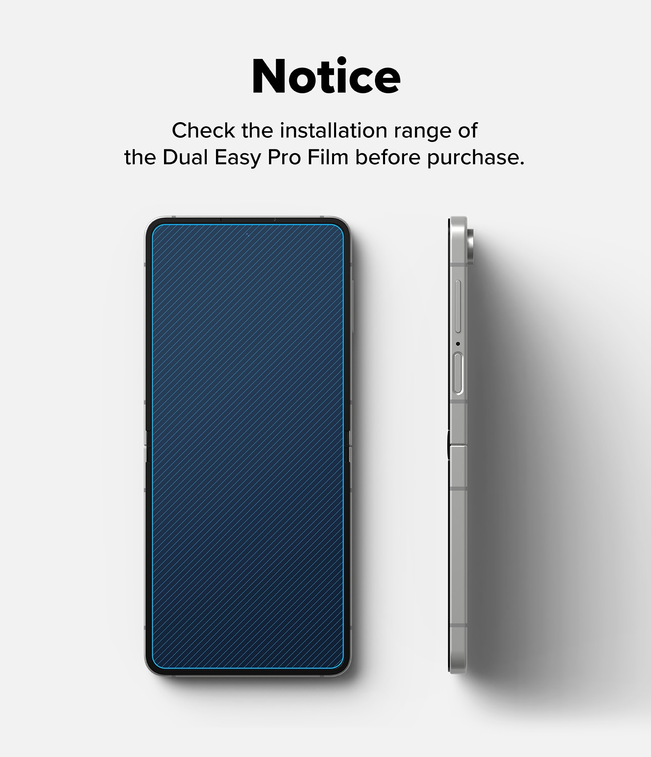 Dual Easy Pro Screen Protector (2 pezzi) Samsung Galaxy Z Flip 7