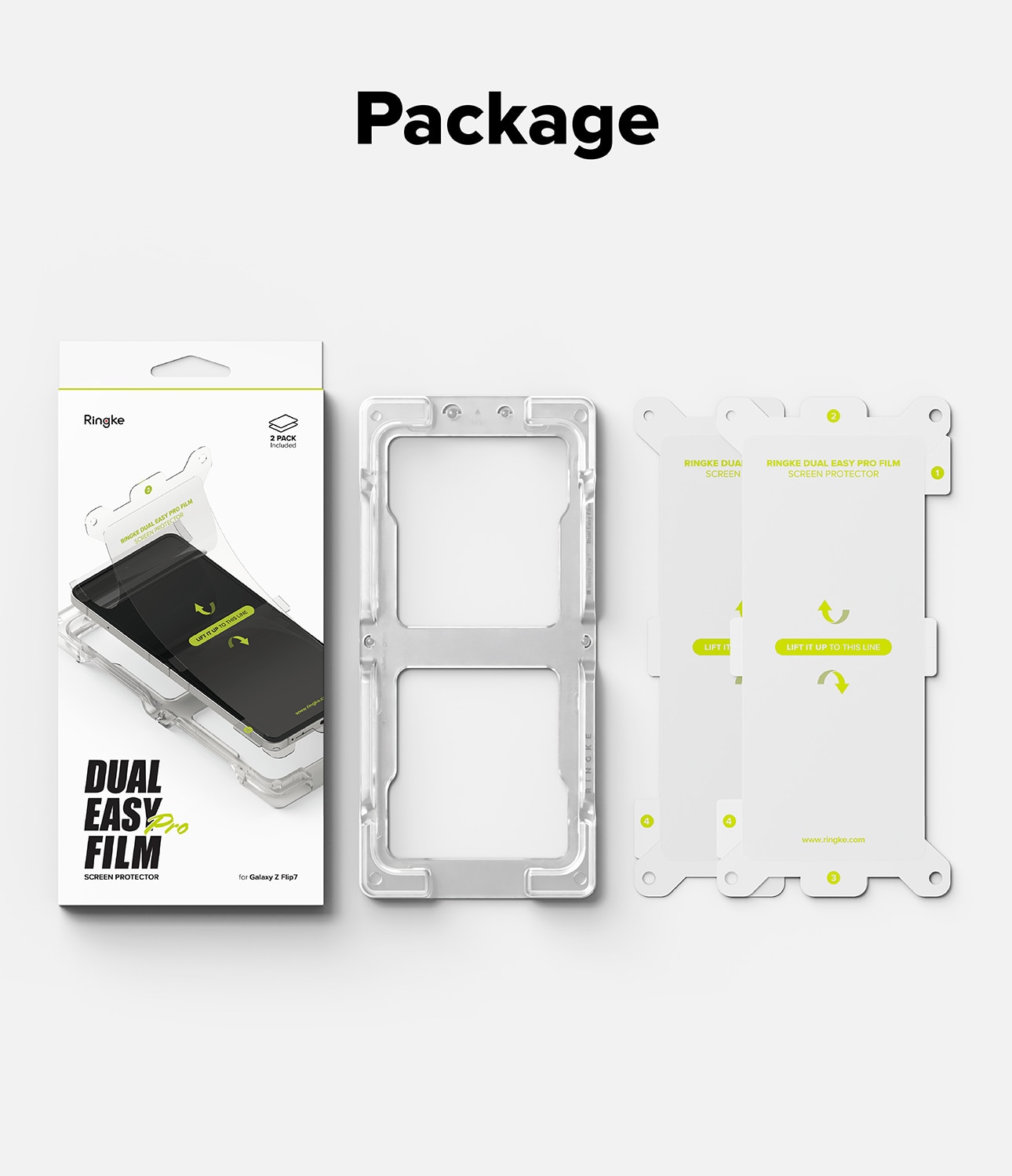 Dual Easy Pro Screen Protector (2 pezzi) Samsung Galaxy Z Flip 7