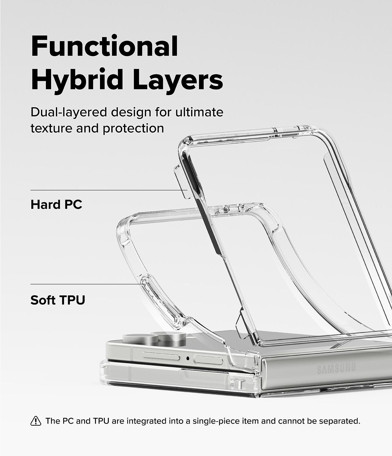 Cover Fusion Samsung Galaxy Z Flip 7 Clear