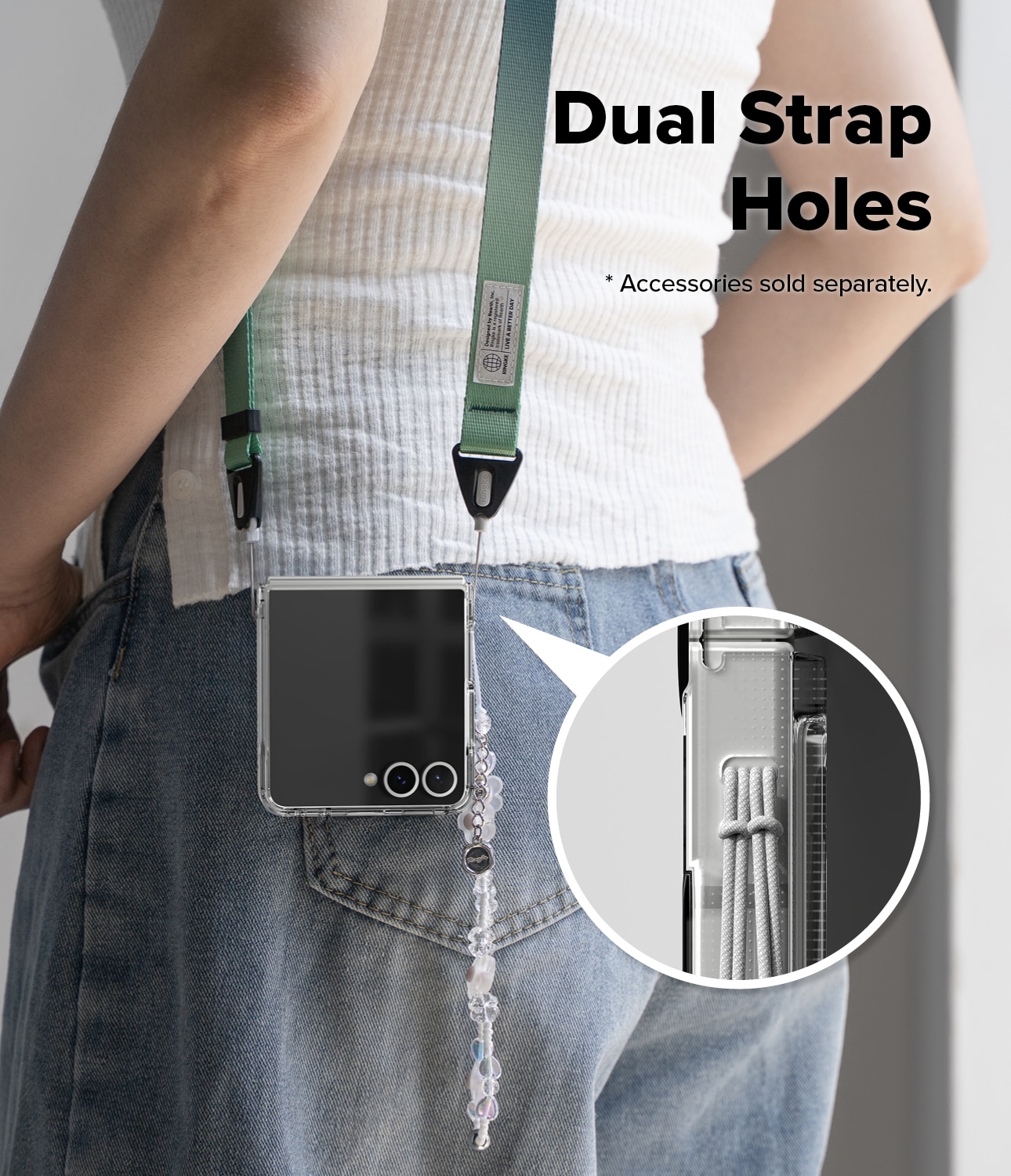 Cover Fusion Magnetic Samsung Galaxy Z Flip 7 Trasparente