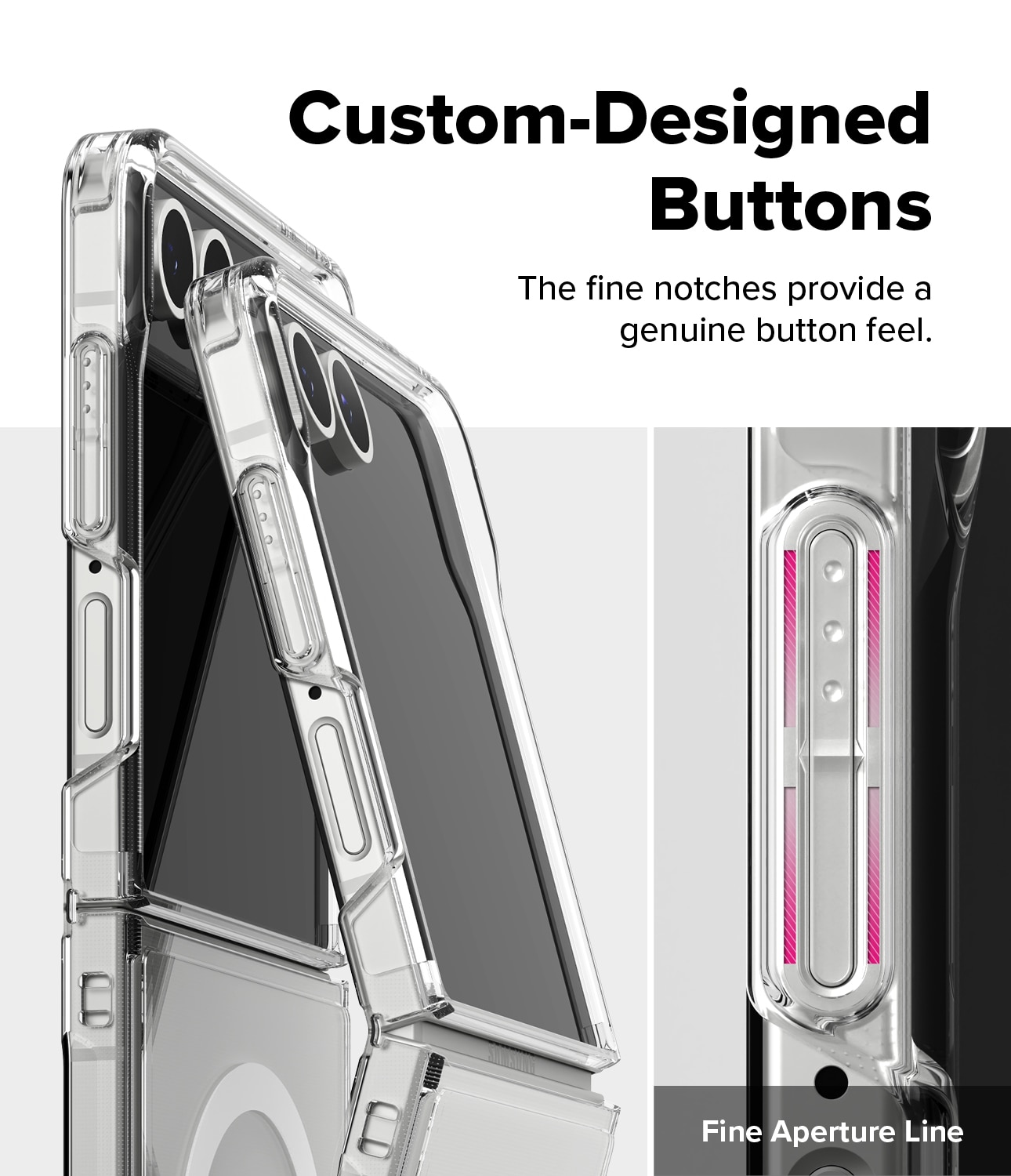 Cover Fusion Magnetic Samsung Galaxy Z Flip 7 Trasparente