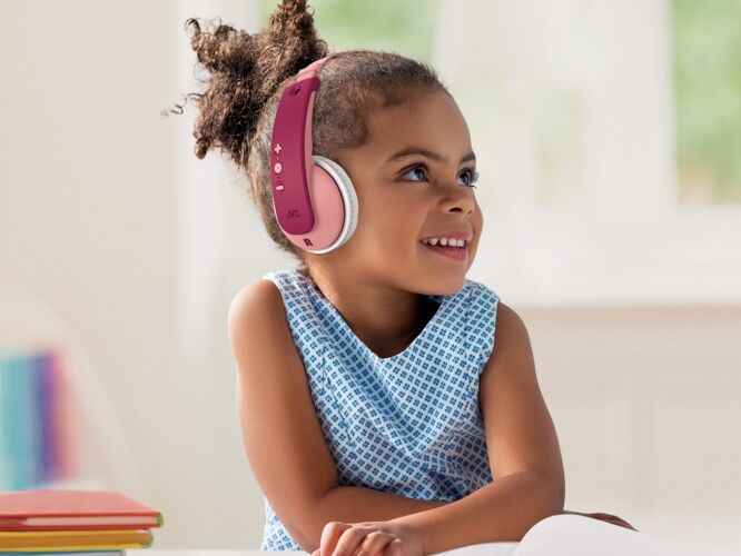 Tinyphones On-Ear Wireless Cuffie per bambini, rosa