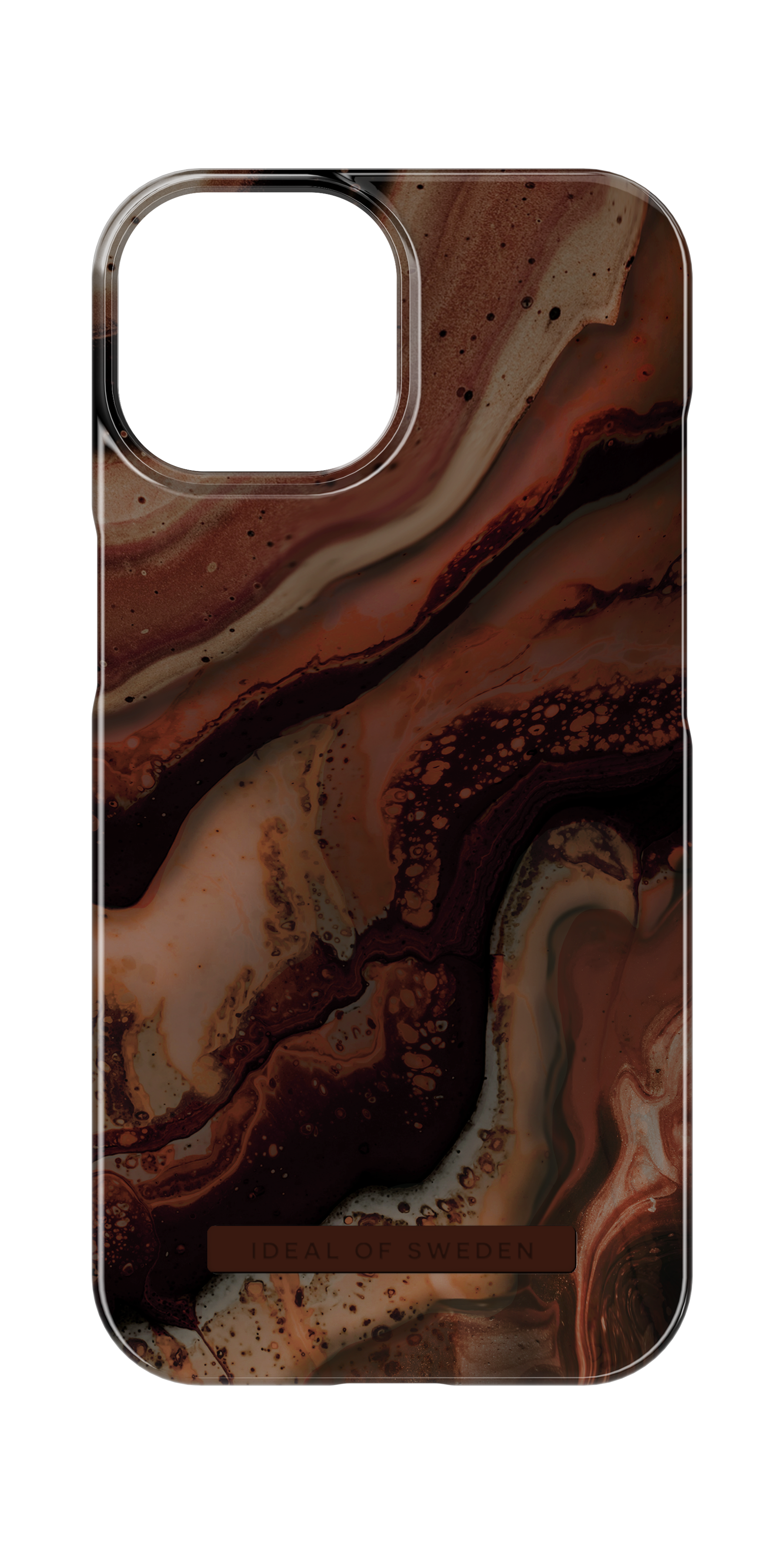 Cover Fashion Case iPhone 15 Dark Amber Marble