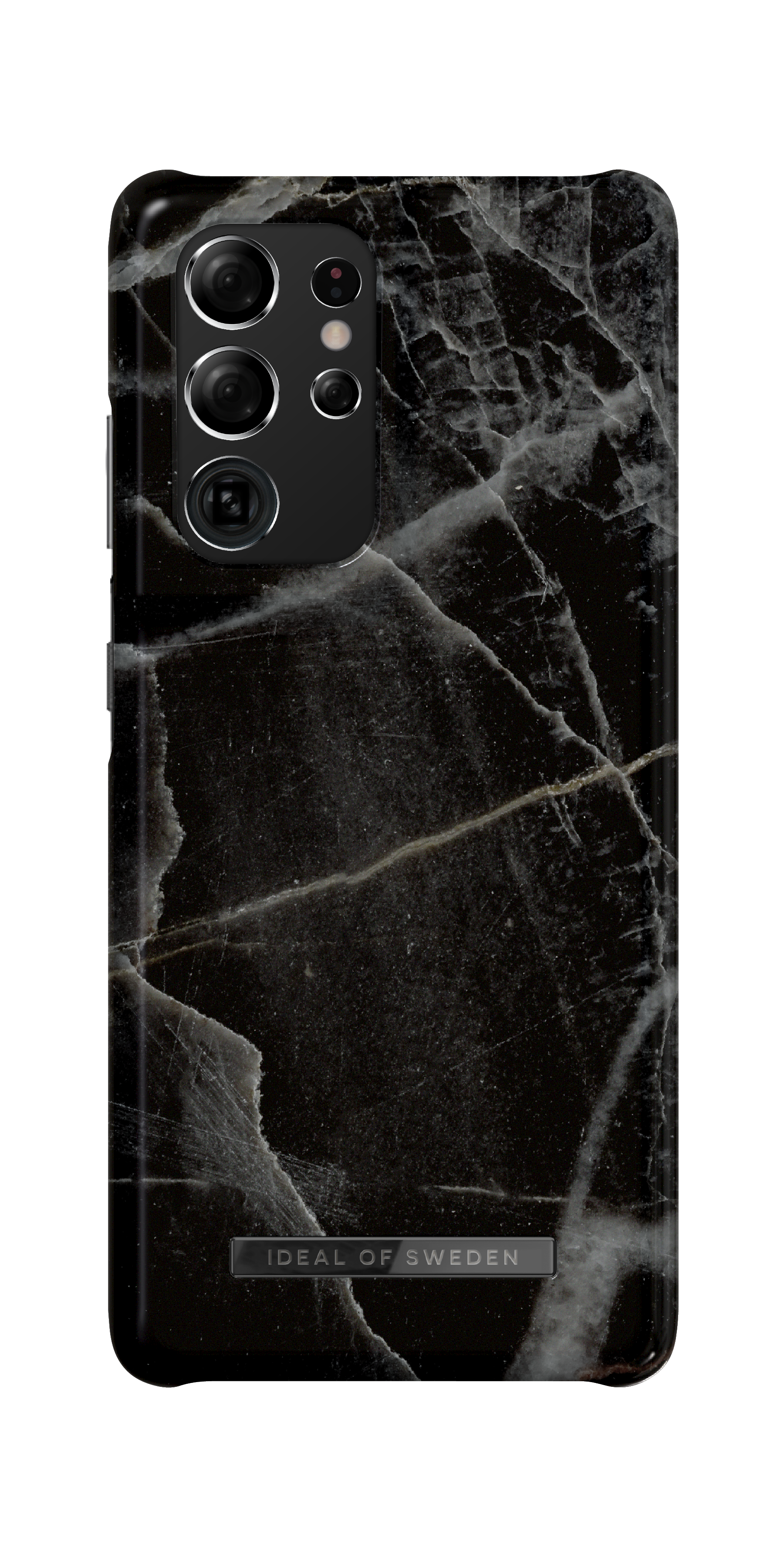Cover Fashion Case Samsung Galaxy S22 Ultra Black Thunder Marble