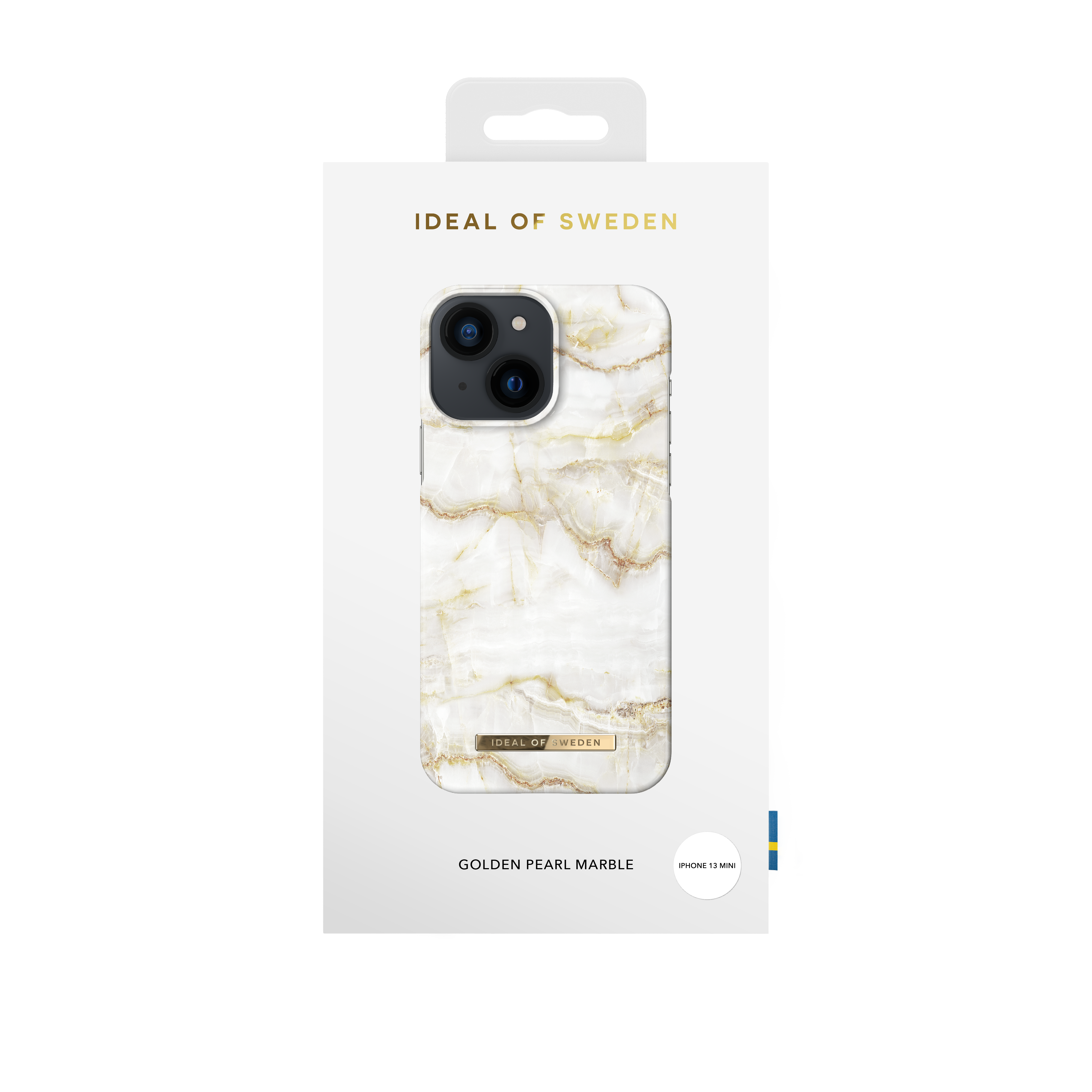 Cover Fashion Case iPhone 13 Mini Golden Pearl Marble