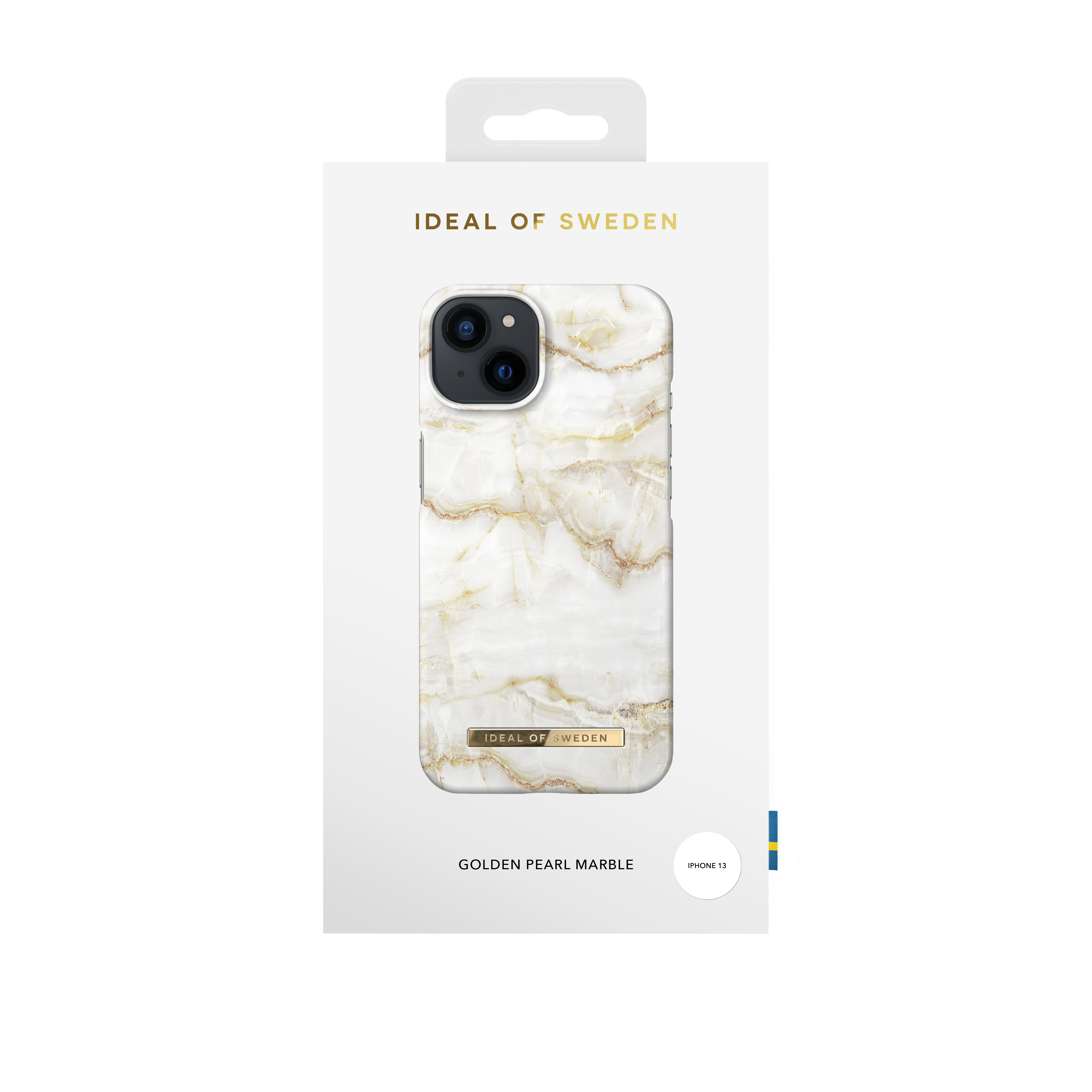 Cover Fashion Case iPhone 13 Golden Pearl Marble