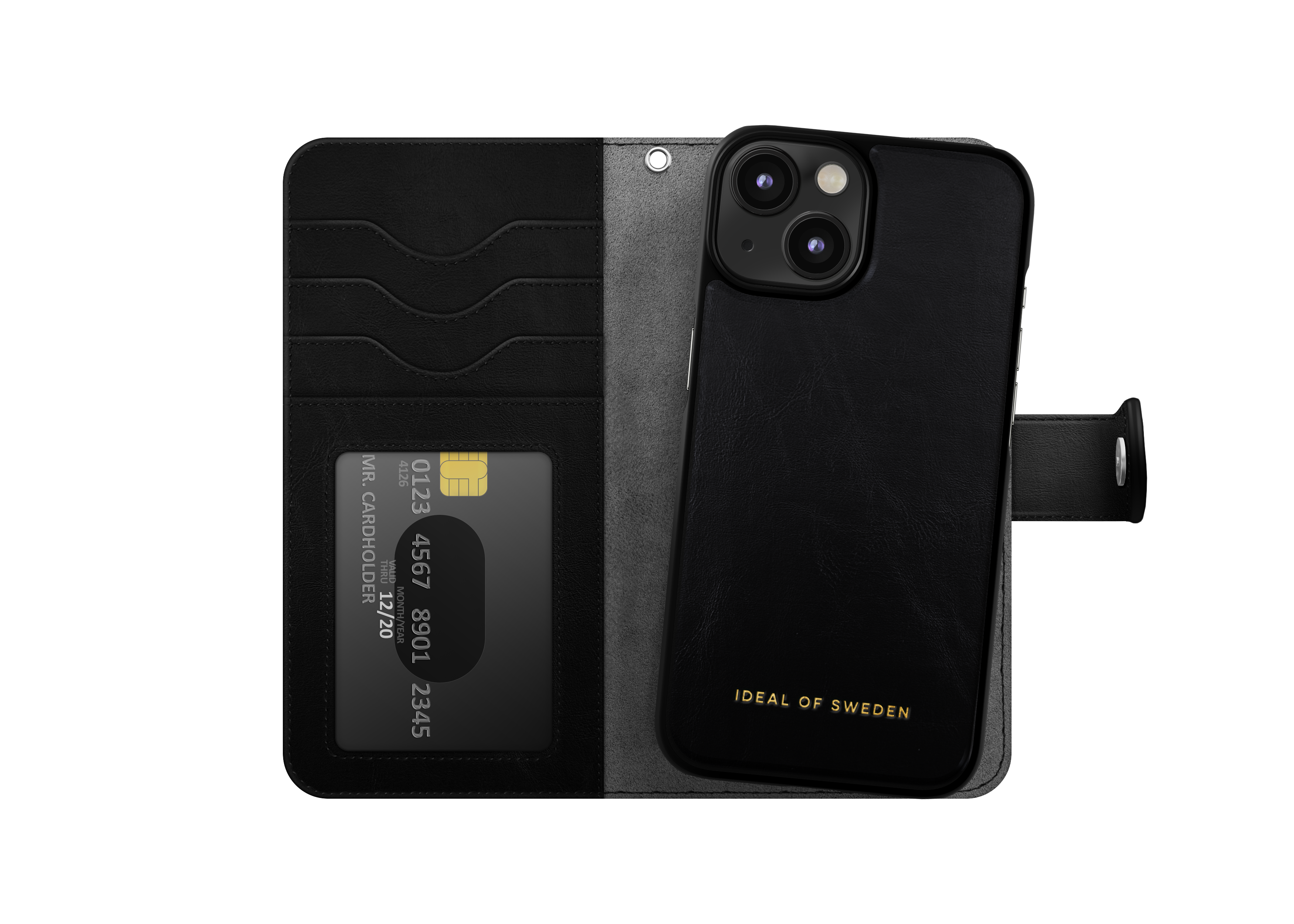 Cover portafoglio Magnet Wallet+ iPhone 14 Black