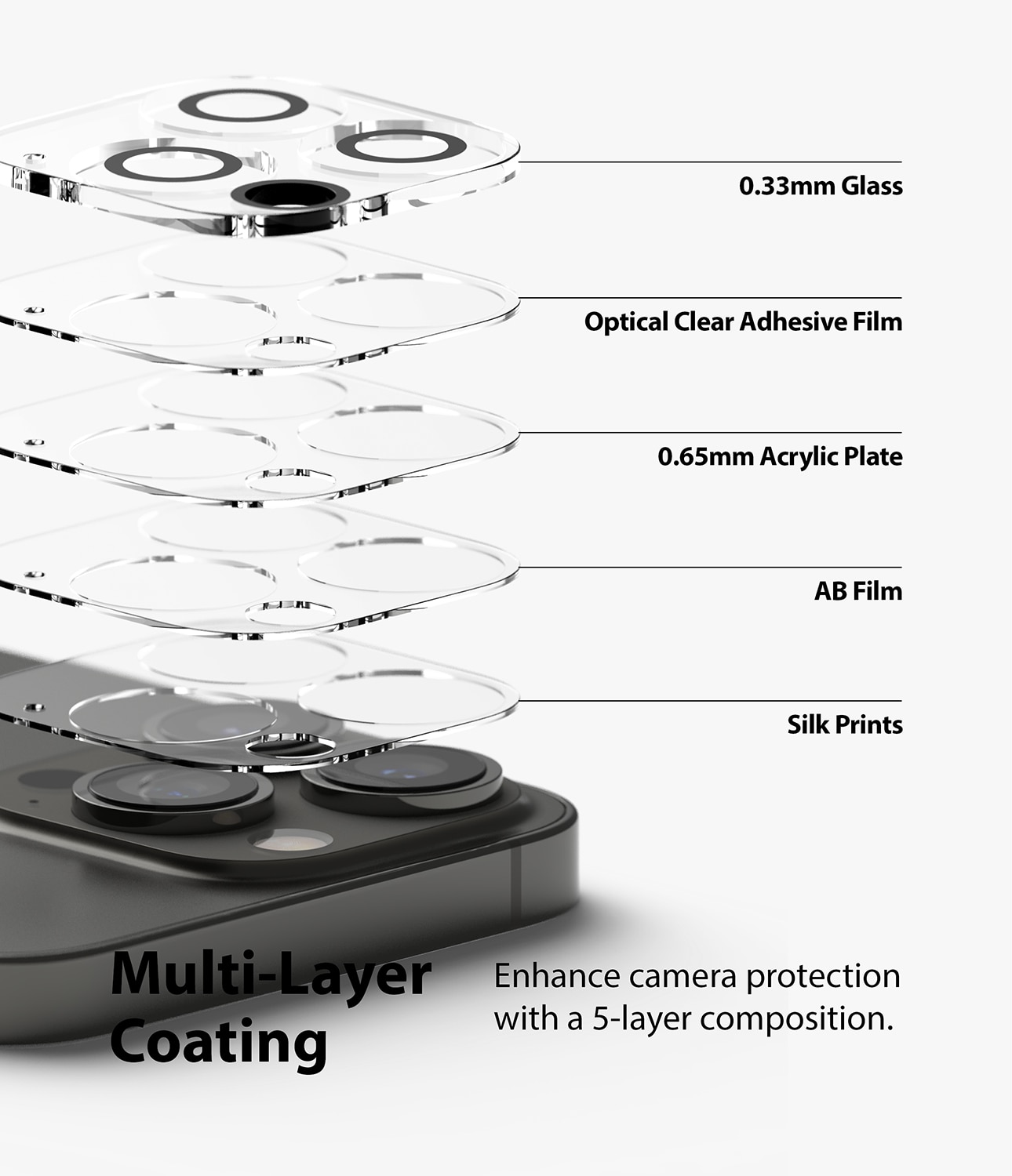 Camera Protector Glass (2 pezzi) iPhone 13 Pro Max
