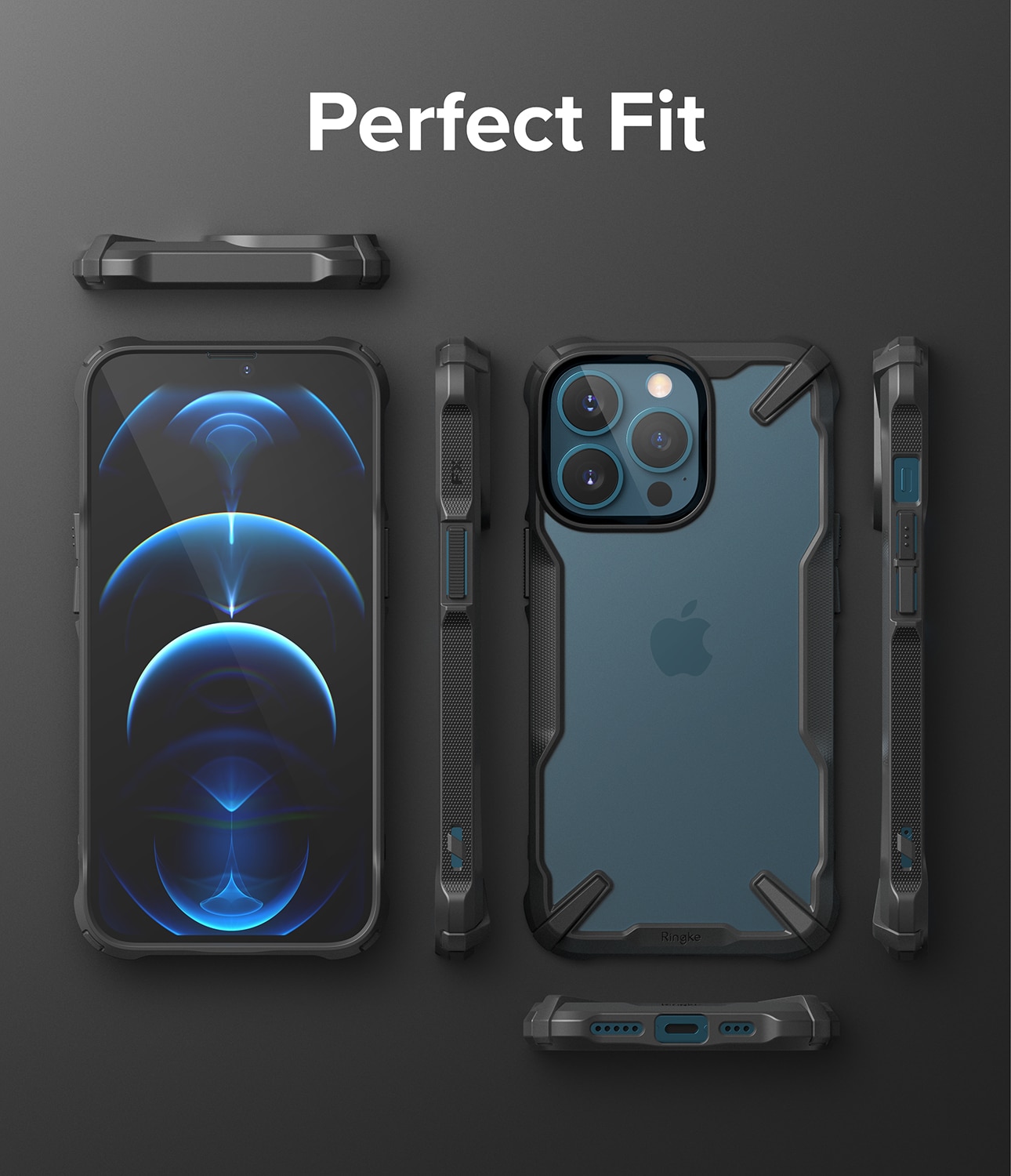 Cover Fusion X iPhone 13 Pro Nero