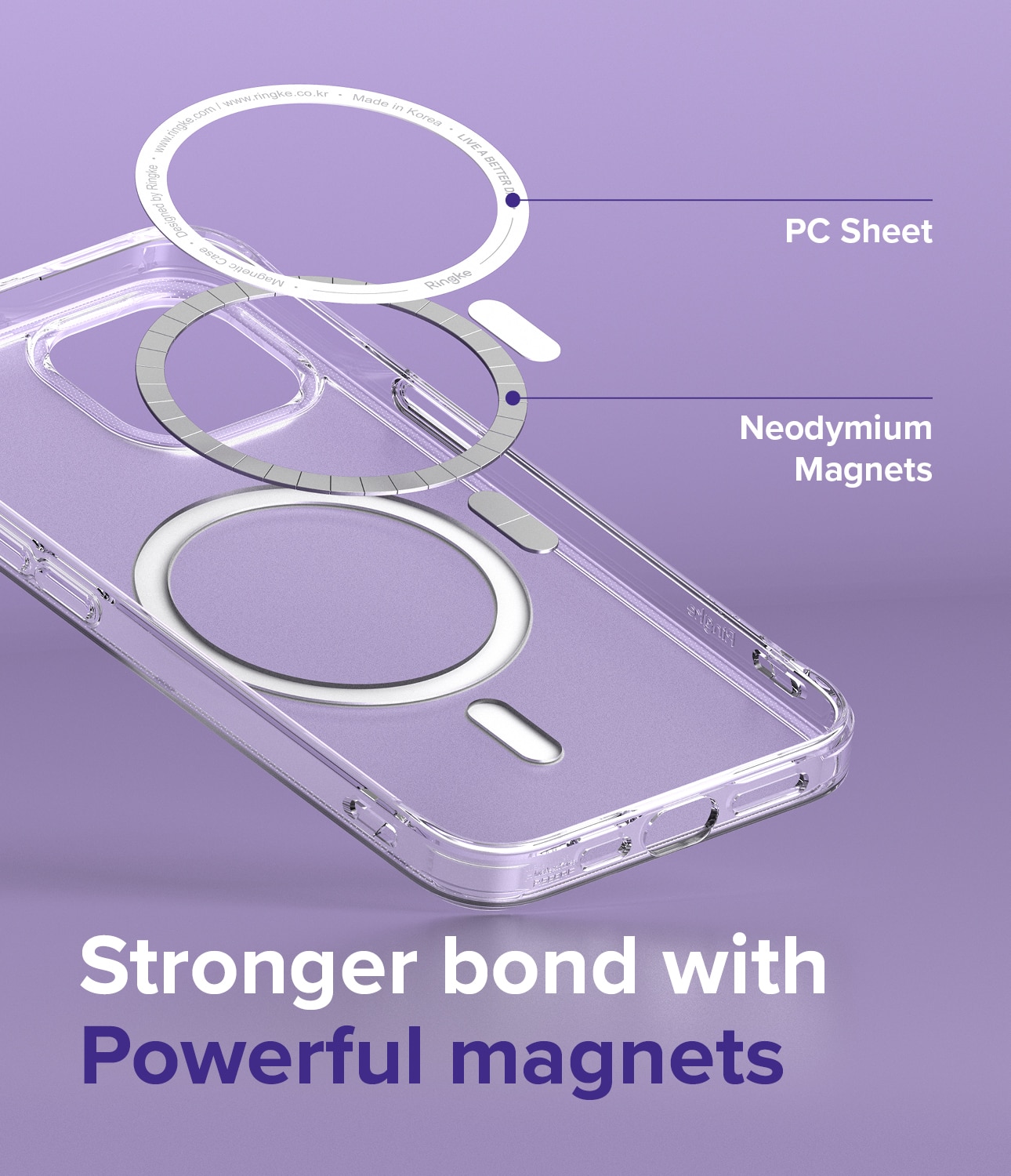 Cover Fusion Magnetic iPhone 13 Matte Clear